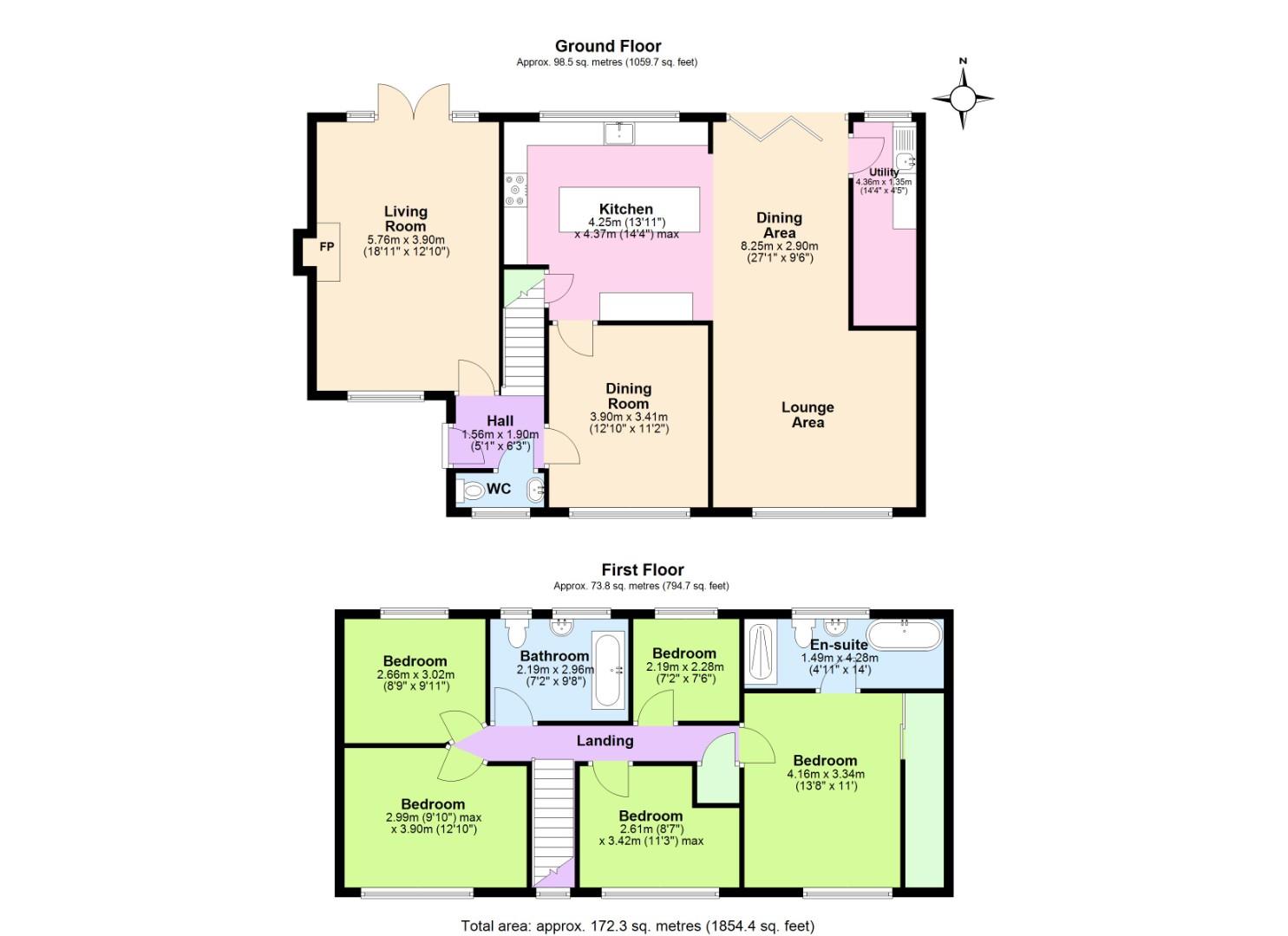 3, Church Close, Loughborough floorplan