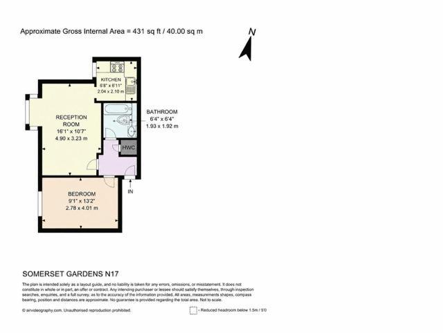 Creighton Road, London floorplan