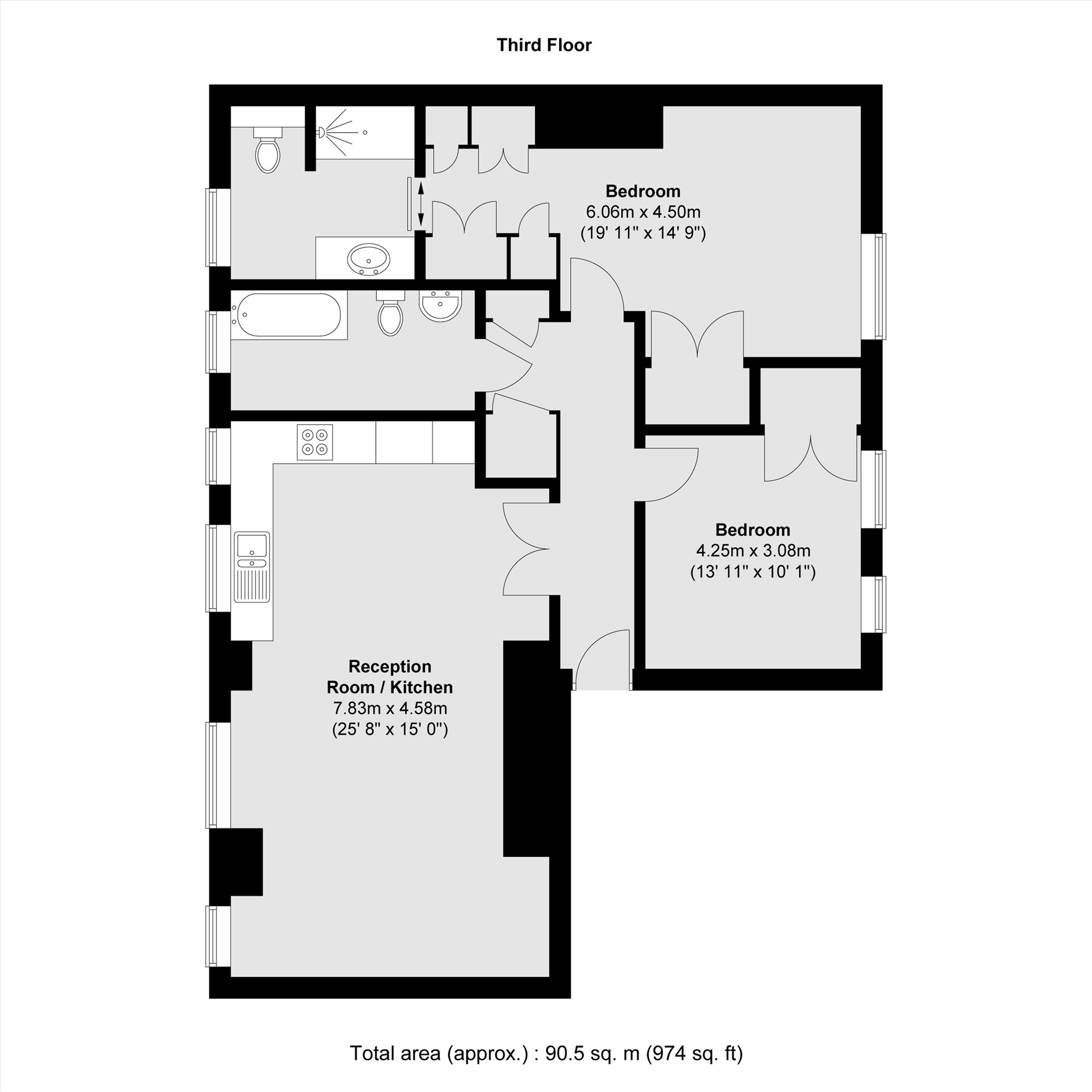 Flat 5, 11-12, Lovat Lane, London floorplan