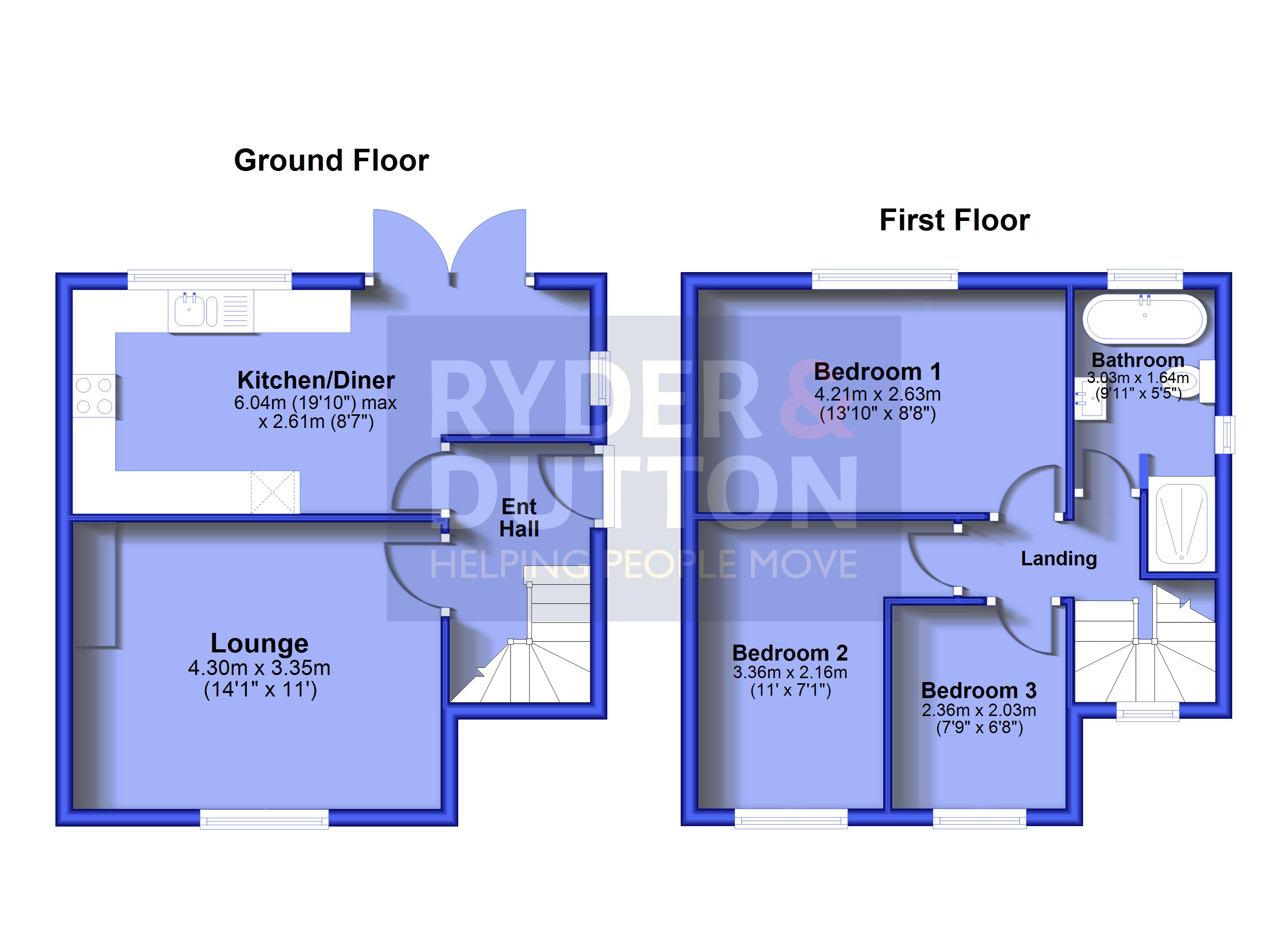 2, Ashwood Avenue, Bury floorplan