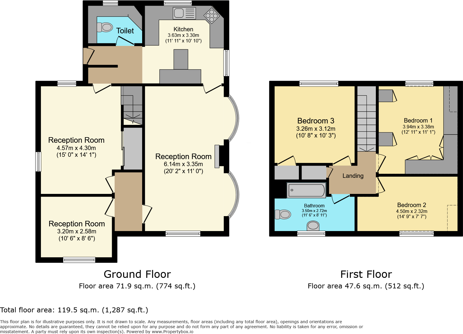 10 Old Brewery Lane, Rhymney floorplan