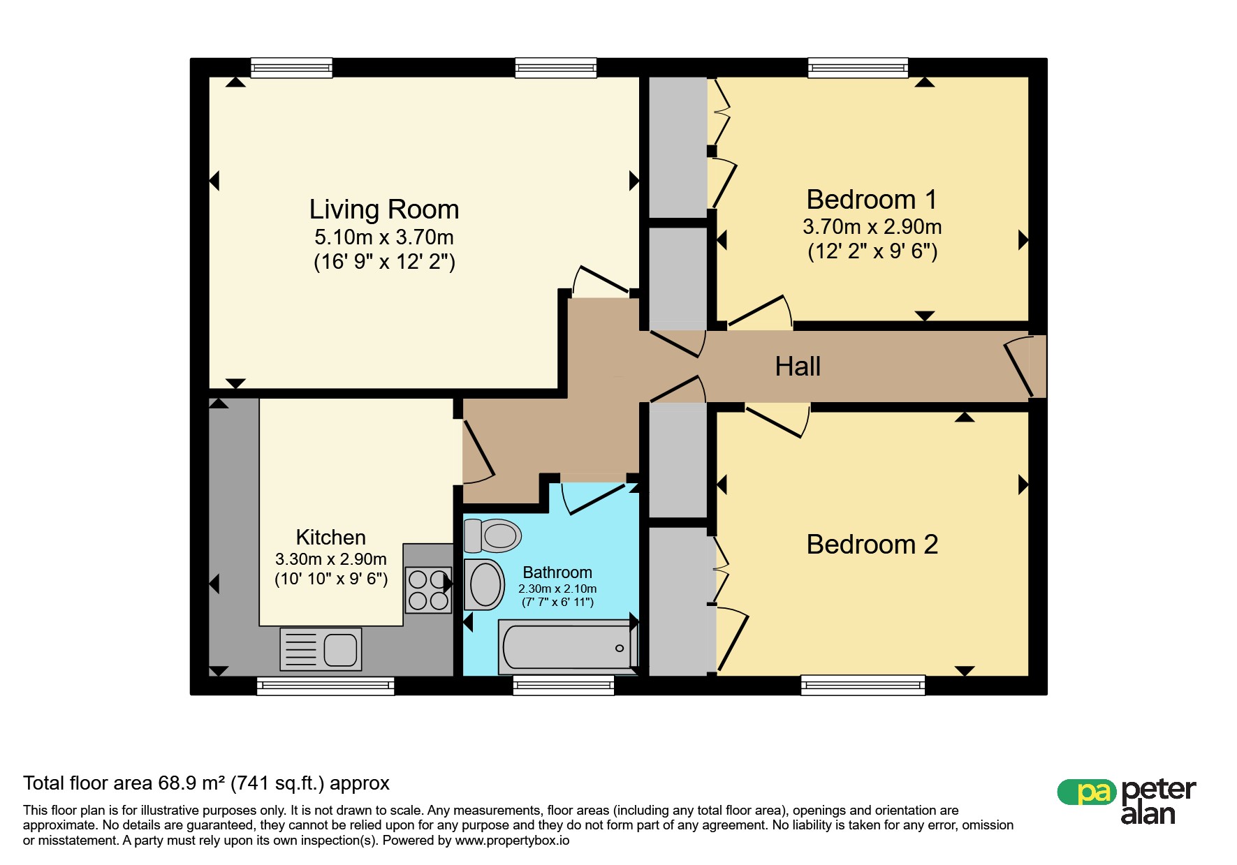Cathedral Court, Newport floorplan