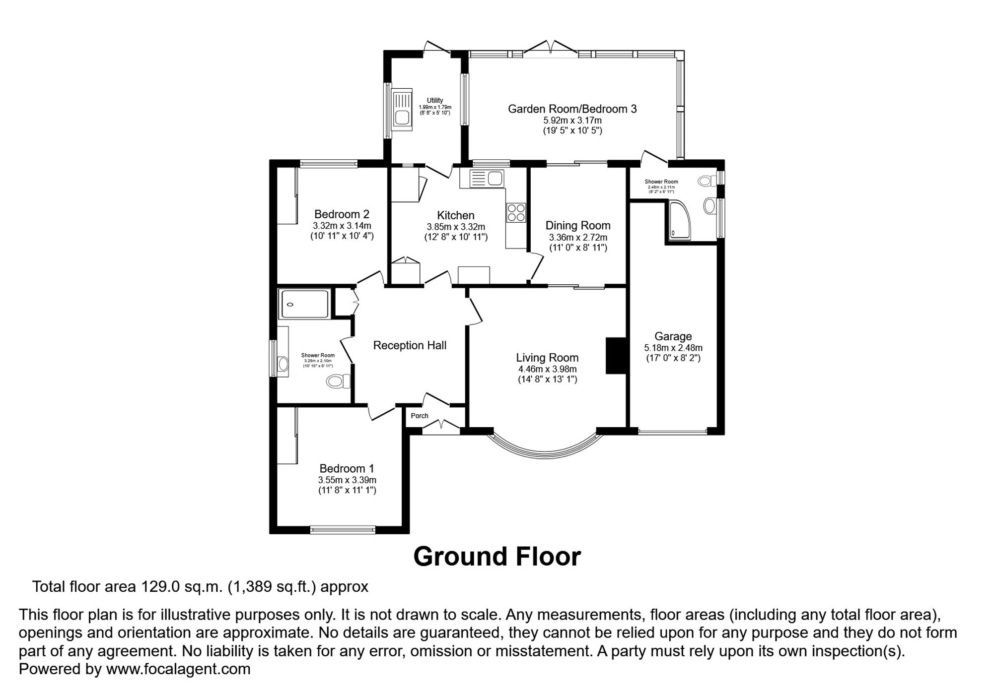 13 Highcliffe Road, Grantham floorplan