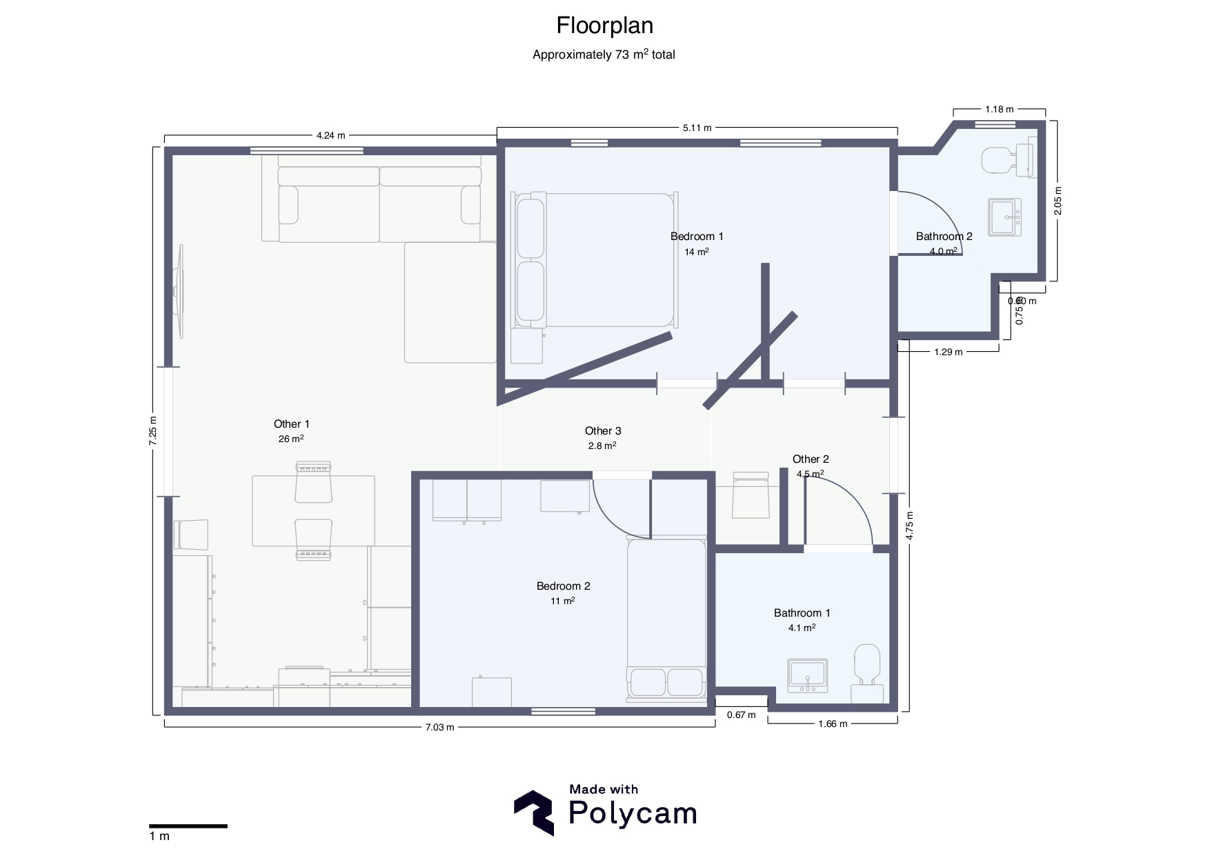 Sherman Avenue, Reading floorplan