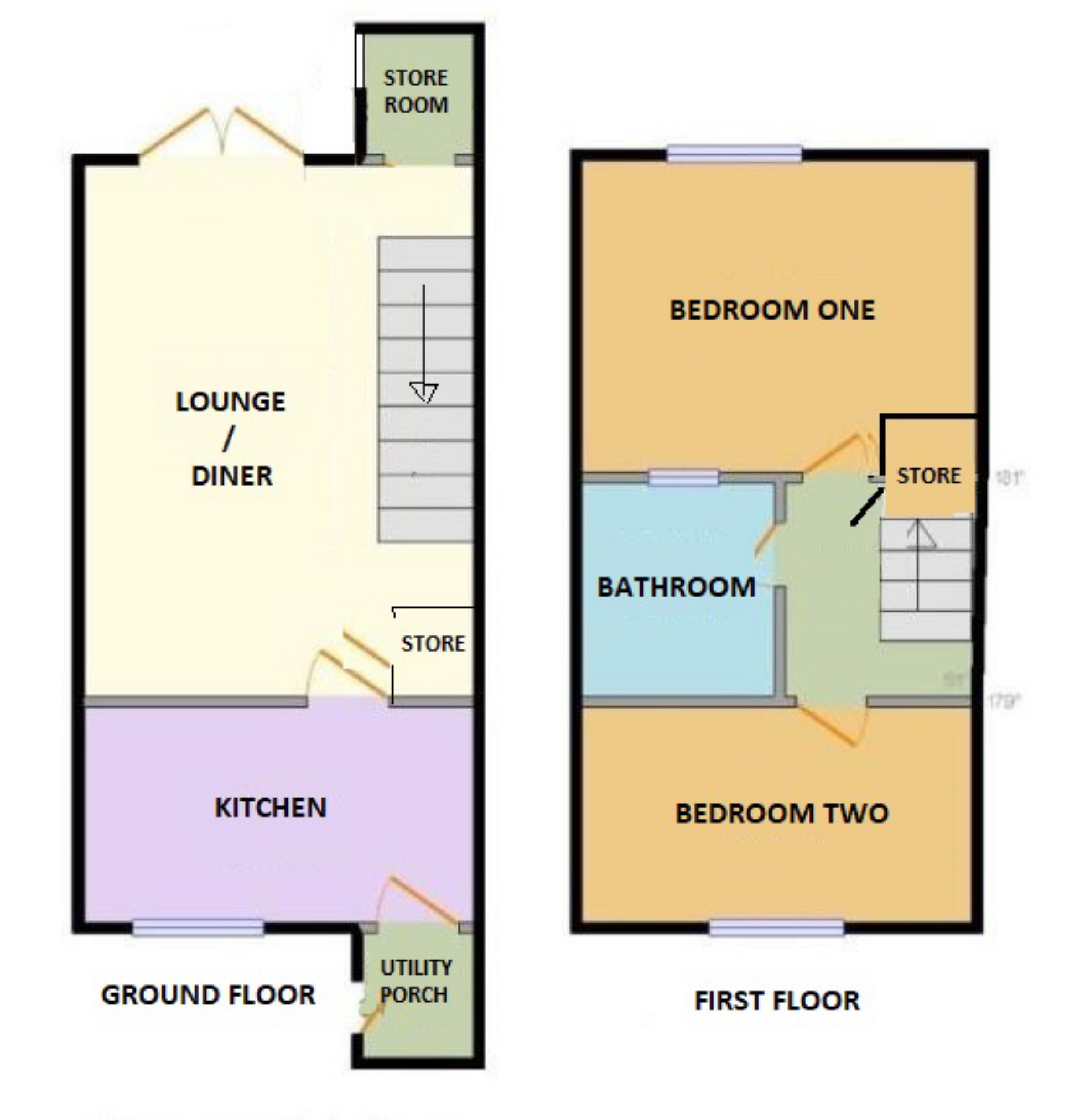2 Bedrooms Terraced house for sale in Bidvale Way, Crewe, Cheshire CW1