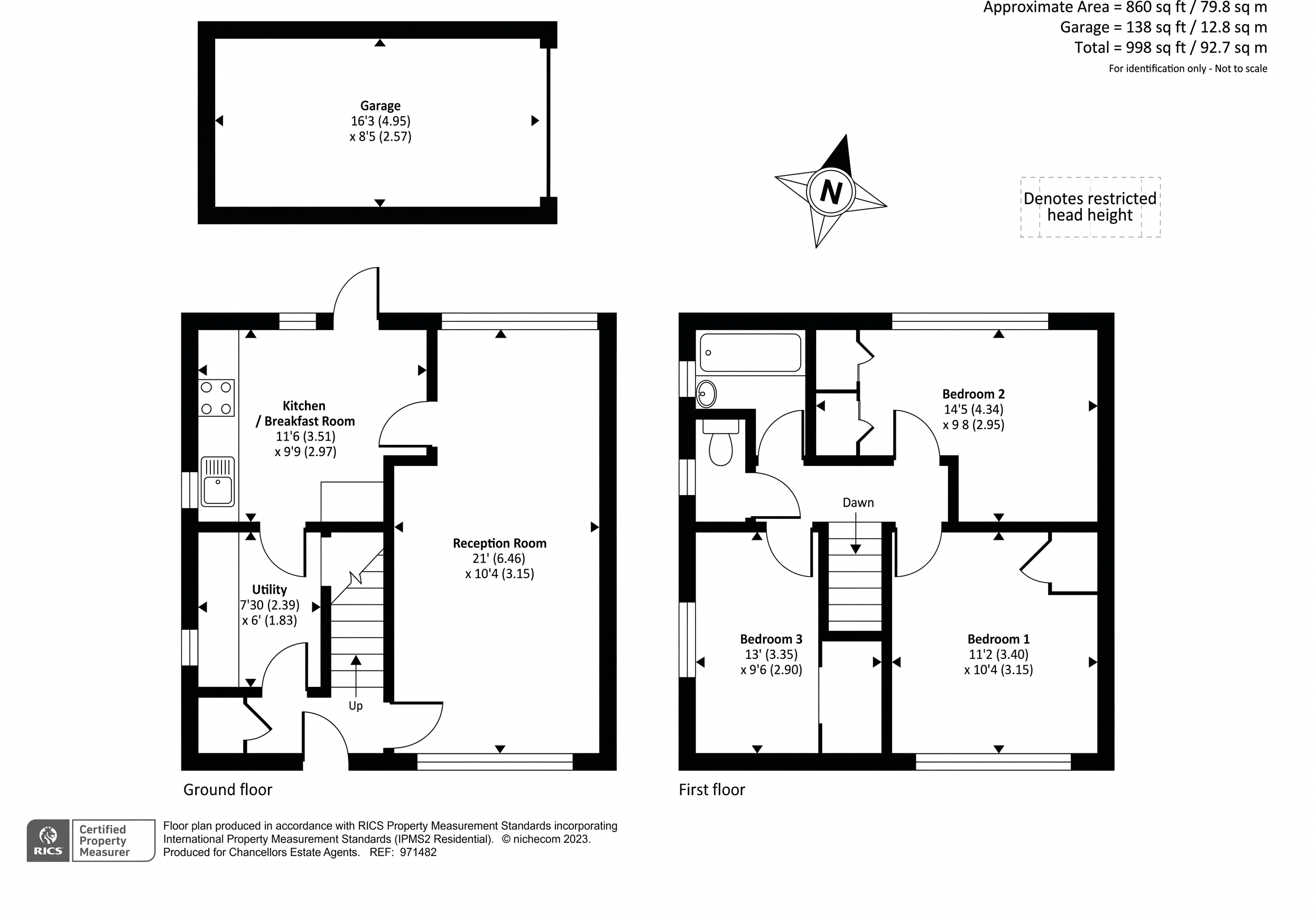 47, Evergreen Road, Camberley floorplan