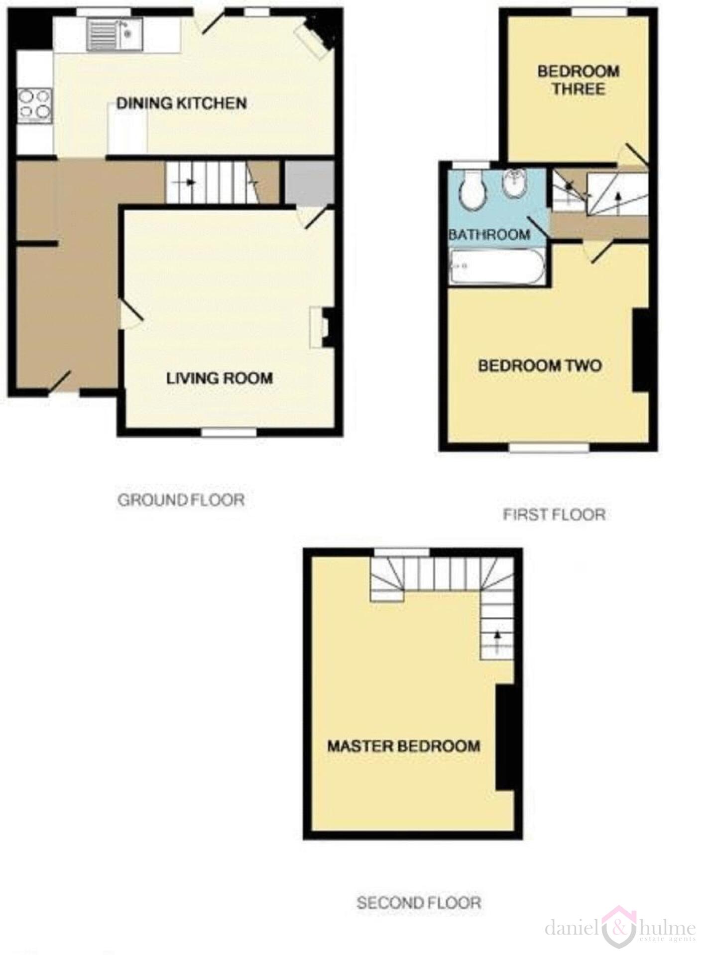 72 Fountain Street, Leek floorplan