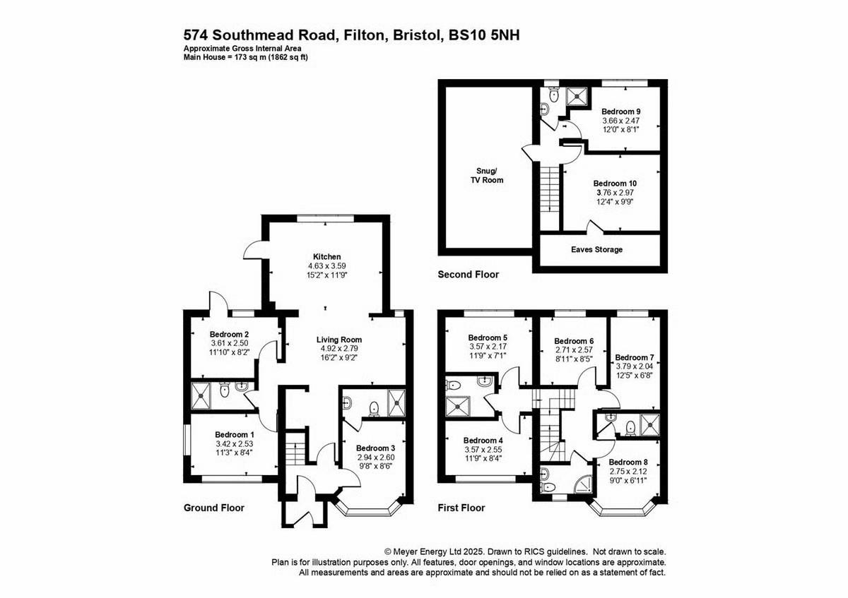 574, Southmead Road, Westbury-On-Trym floorplan