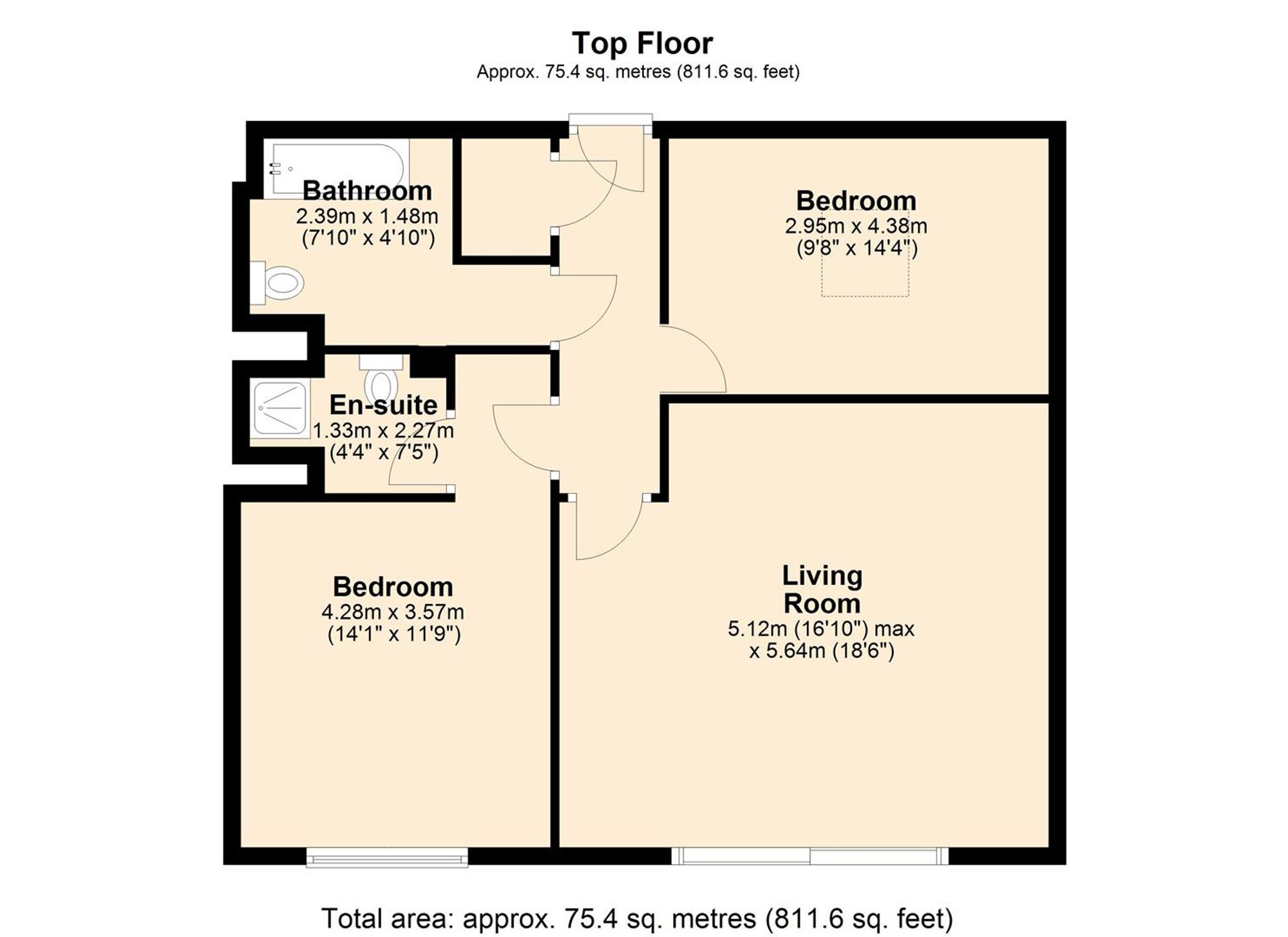 Apt 94, Mather House Mather Lane, Leigh floorplan