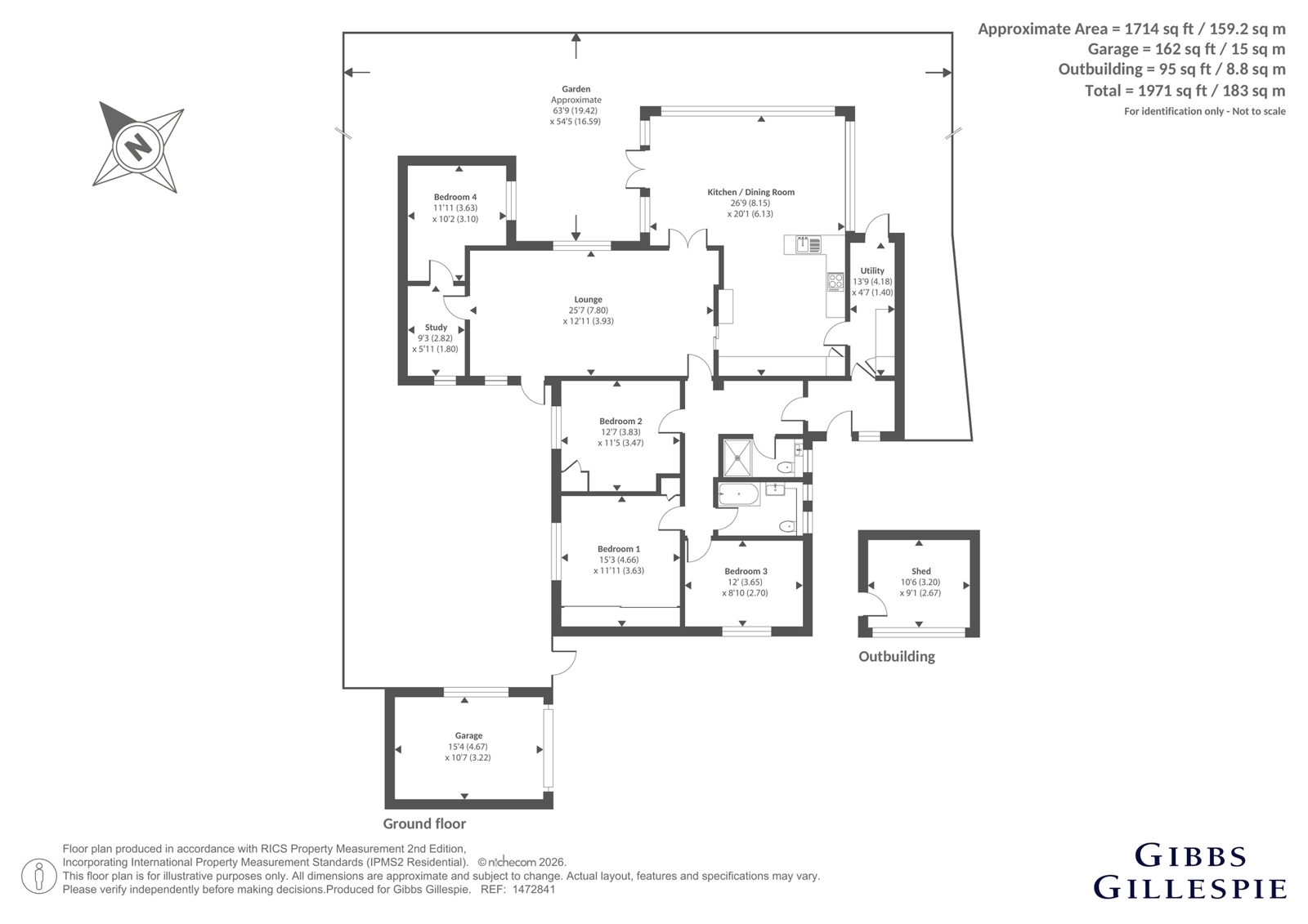 39, The Highlands, Hertfordshire floorplan