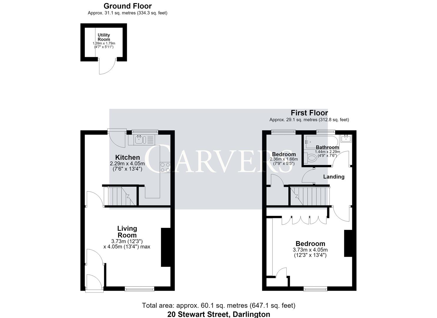 20, Stewart Street, Darlington floorplan