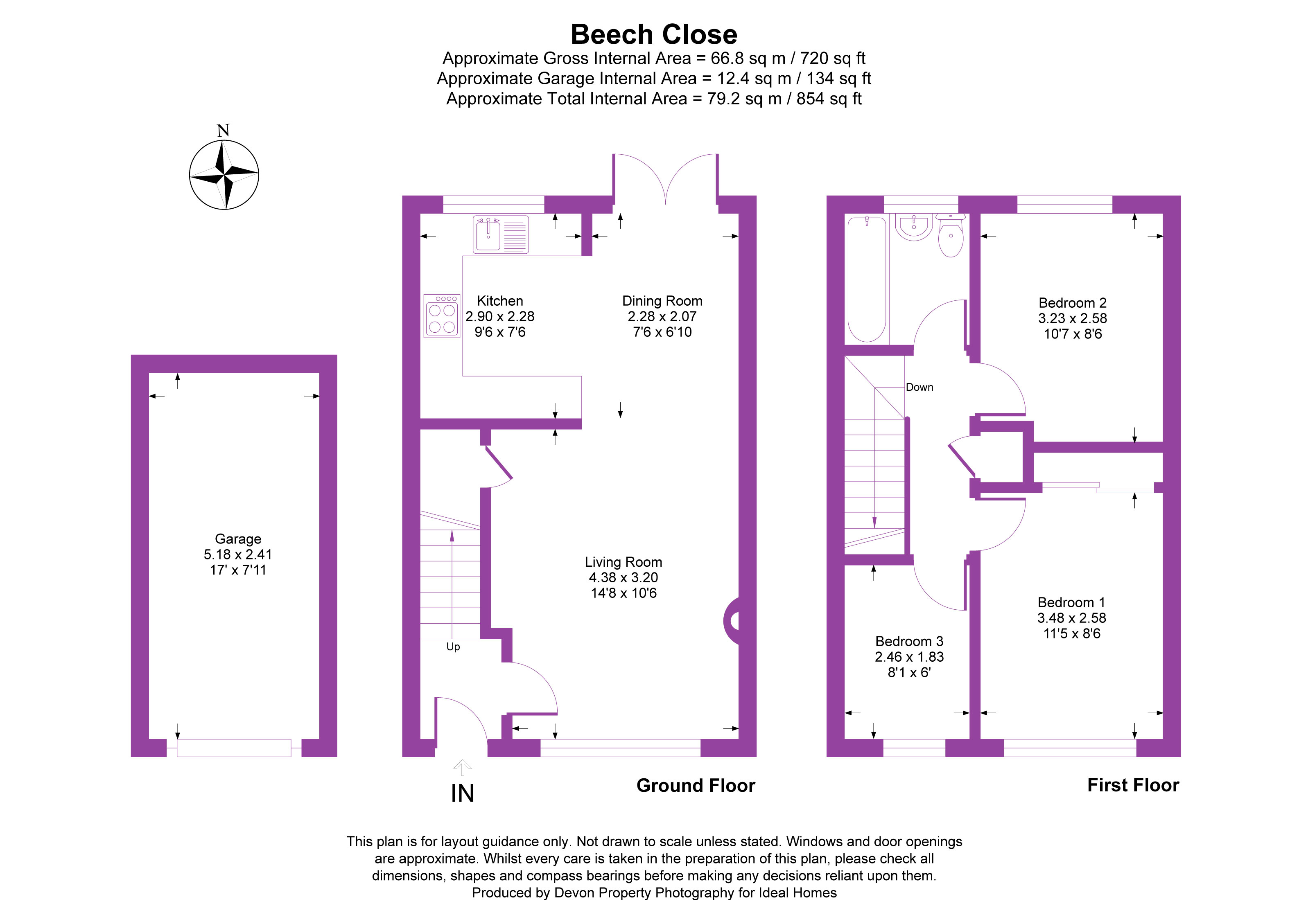 22, Beech Close, Cornwall floorplan