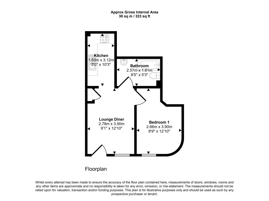 Westcourt Road, Worthing floorplan