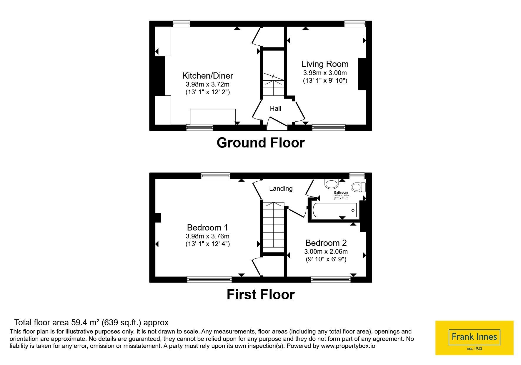 13, Church Street, Nottingham floorplan