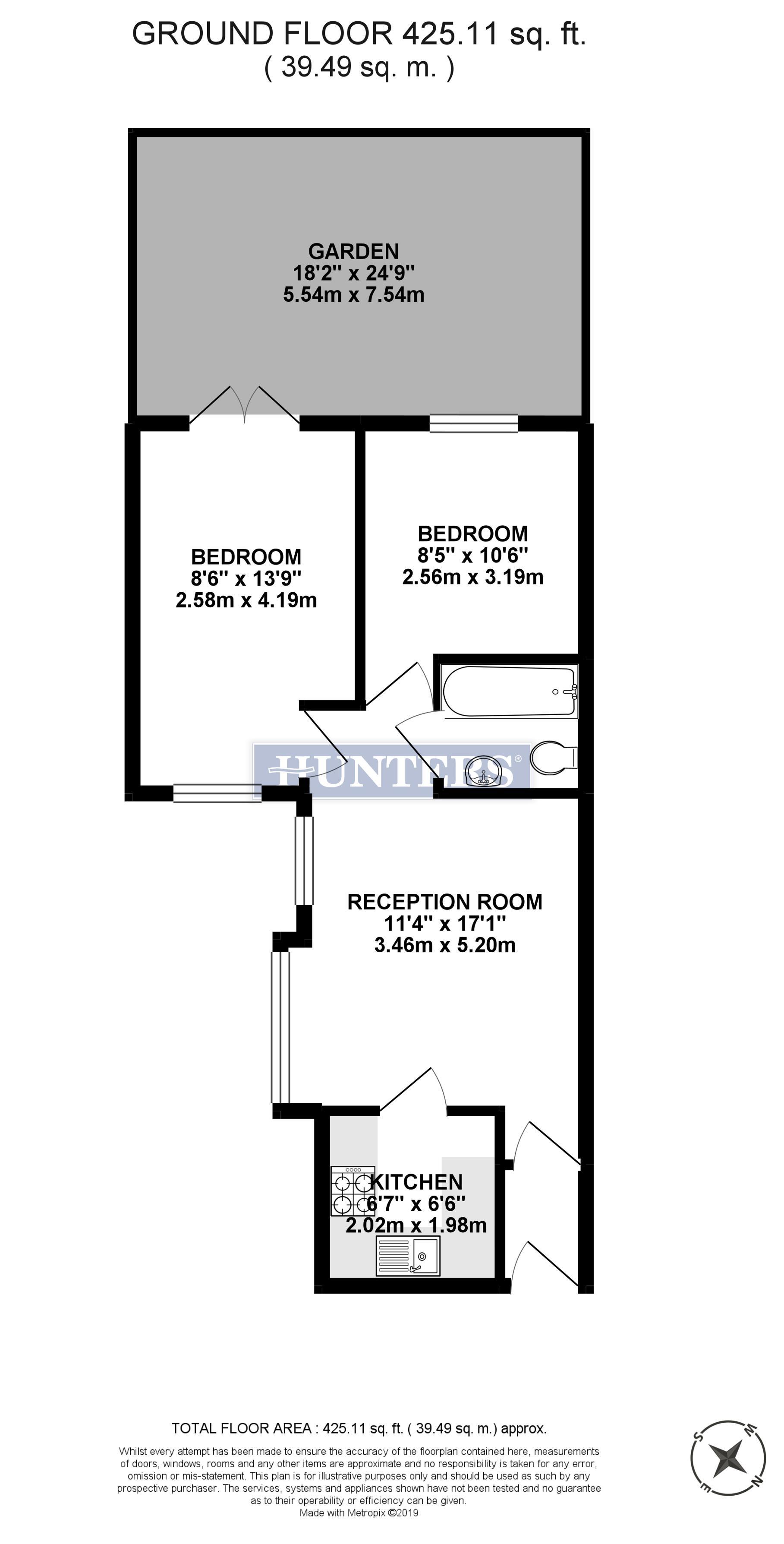 2 Bedrooms Flat to rent in Mazenod Avenue, London NW6
