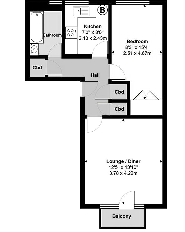 8, Hawksmoor, Shenley floorplan