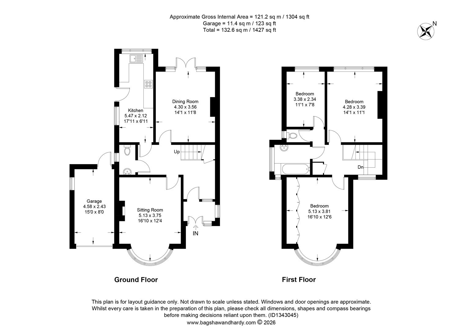 London Road, Epsom floorplan