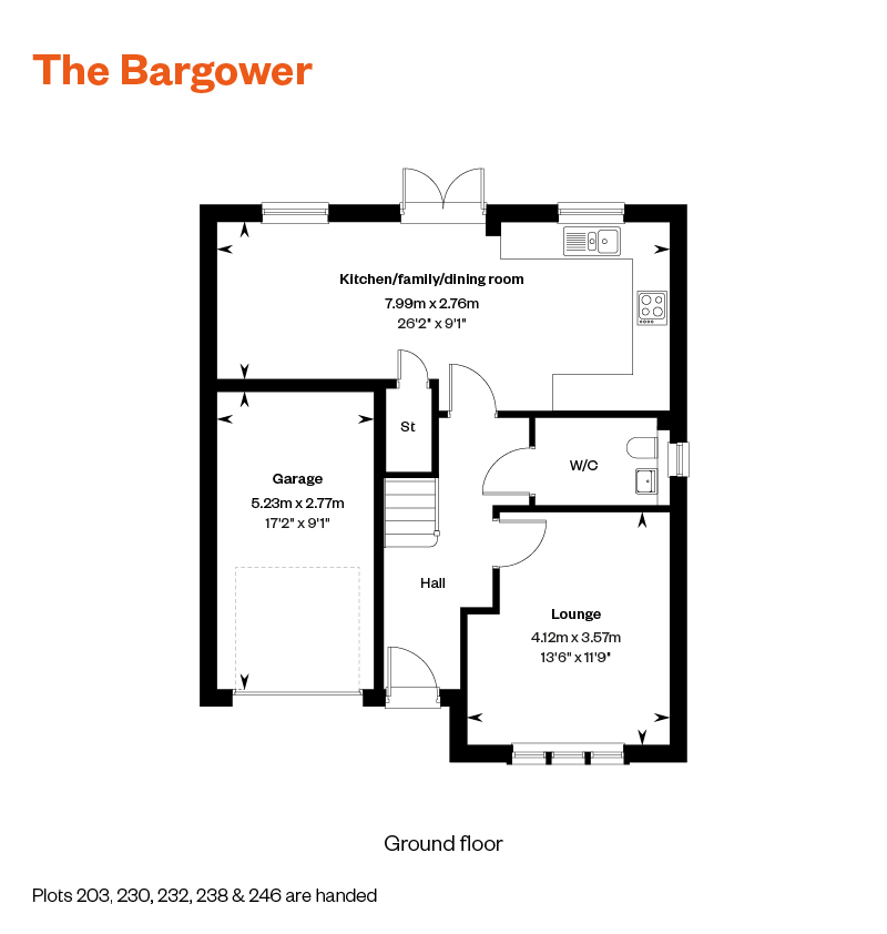 246, Off Balgalhardy Rise, Inverurie, Ab51 5Dg floorplan