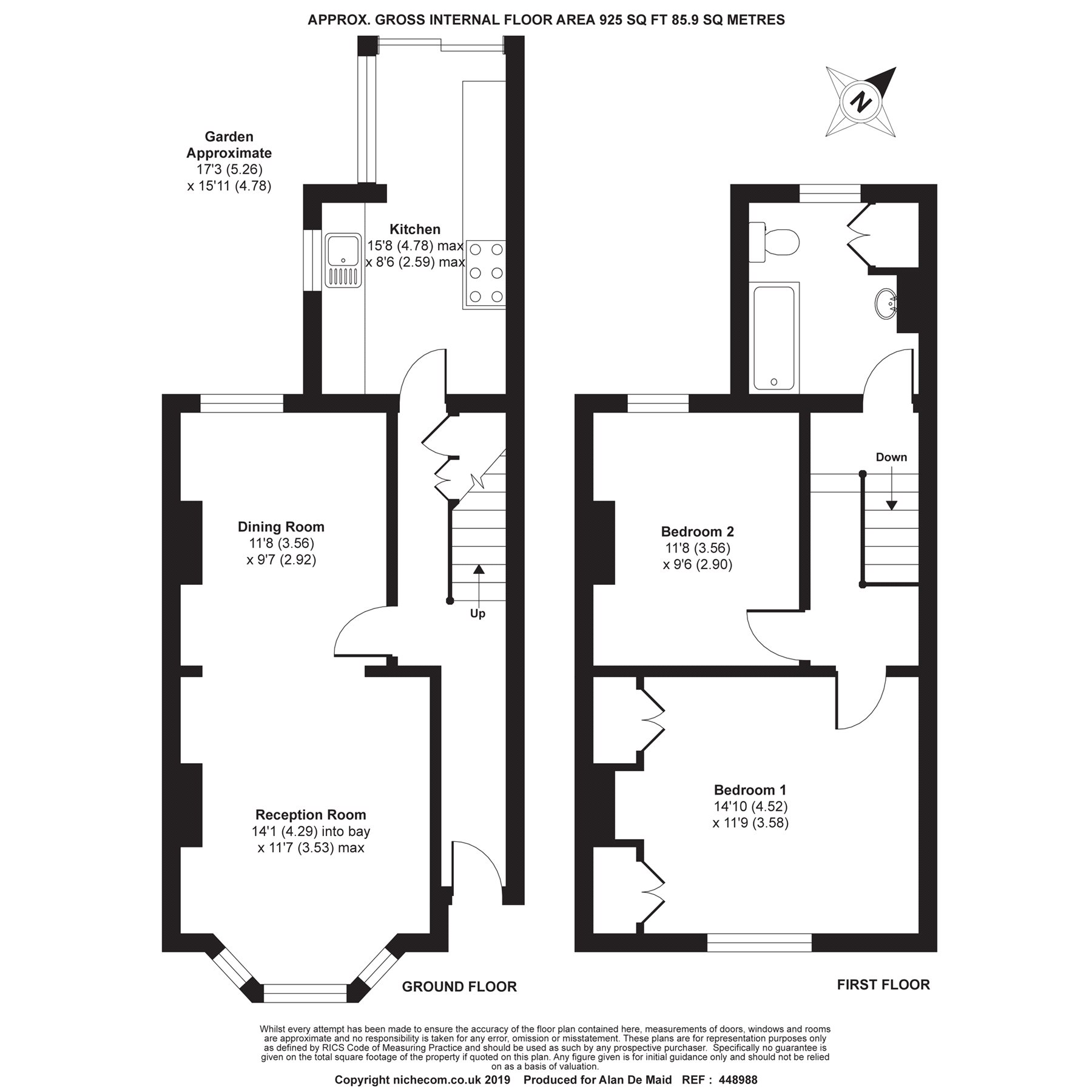 2 Bedrooms Semi-detached house for sale in Park End, Bromley BR1