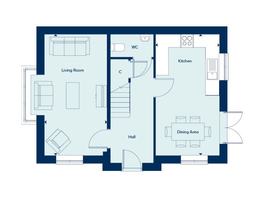 89, Rowden Gate, Chippenham floorplan