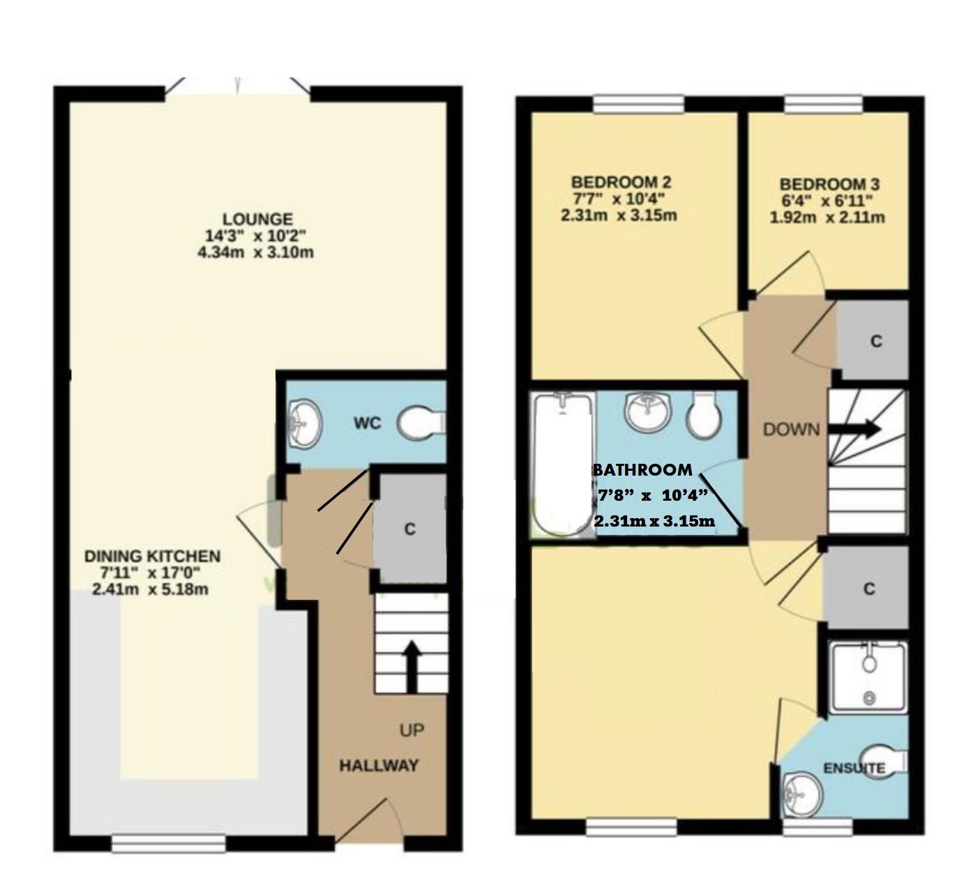 27, Bunkers Hill Road, Hull floorplan