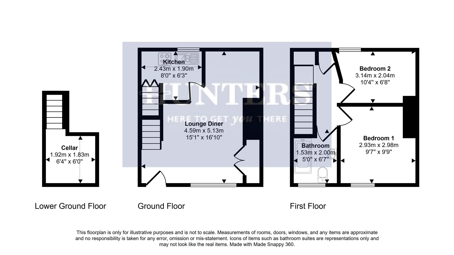 Campbell Street (S), Queensbury floorplan