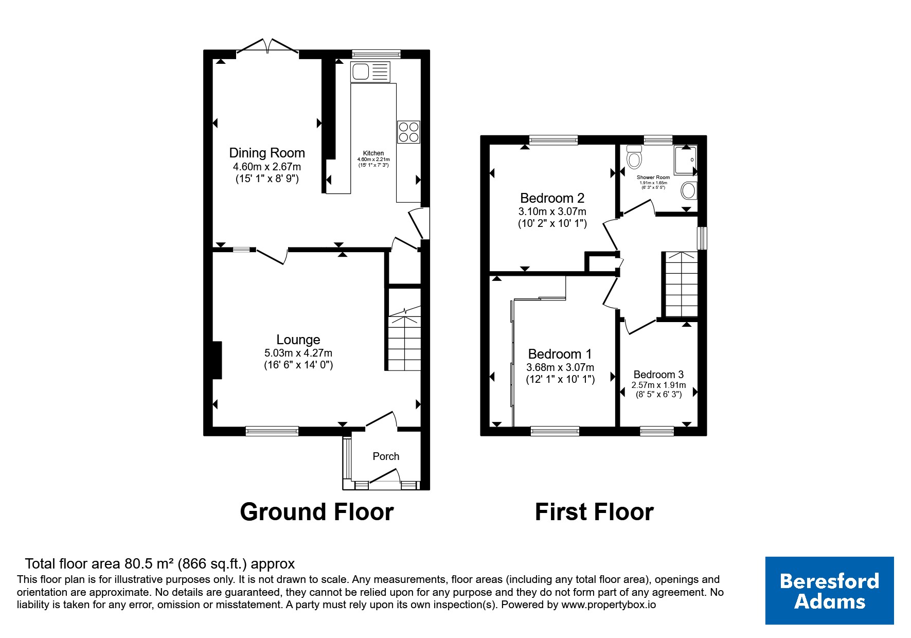 12, Conway Close, Chester floorplan