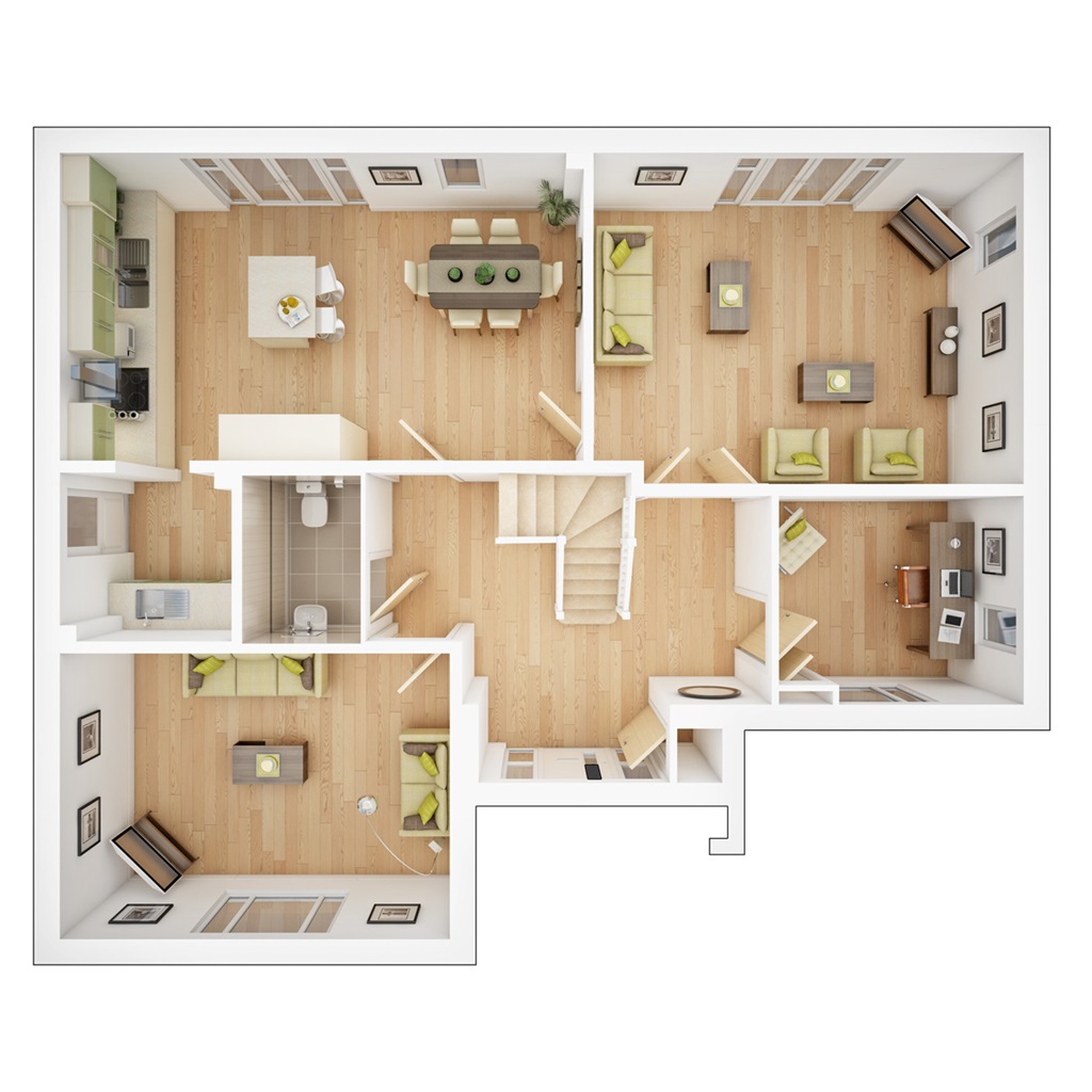 The Winterford - Plot 150, Hadley Grange At Clipstone Park, Clipstone Park, Off Leighton Road, Leighton Buzzard floorplan
