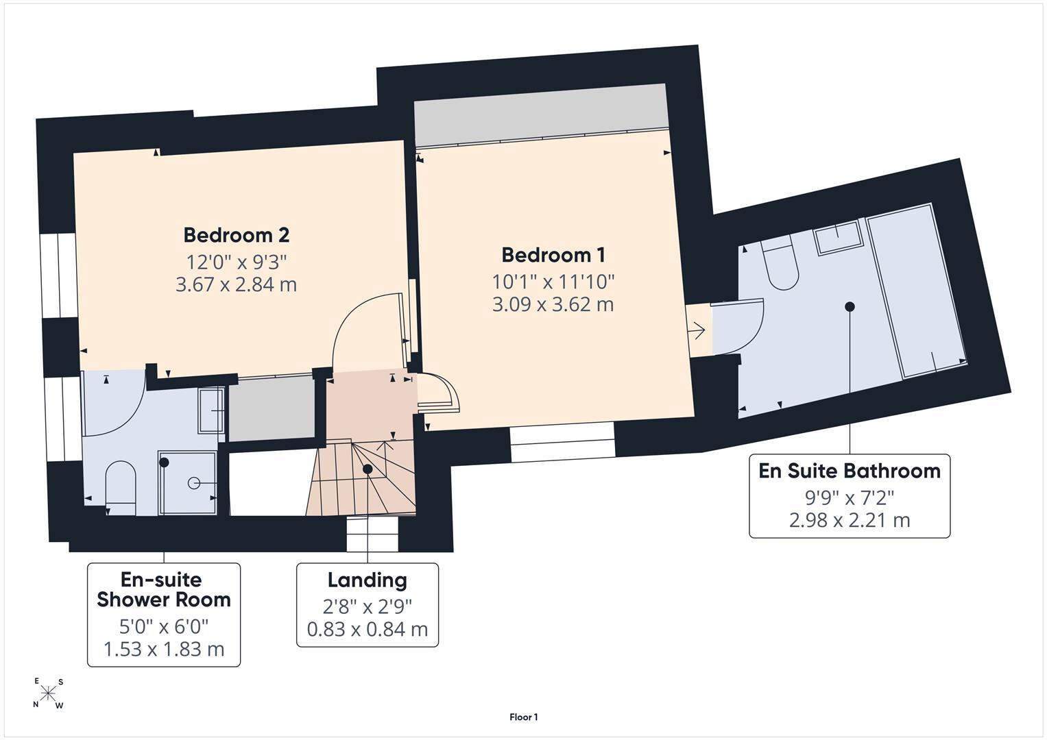 11, The Green, Stamford floorplan