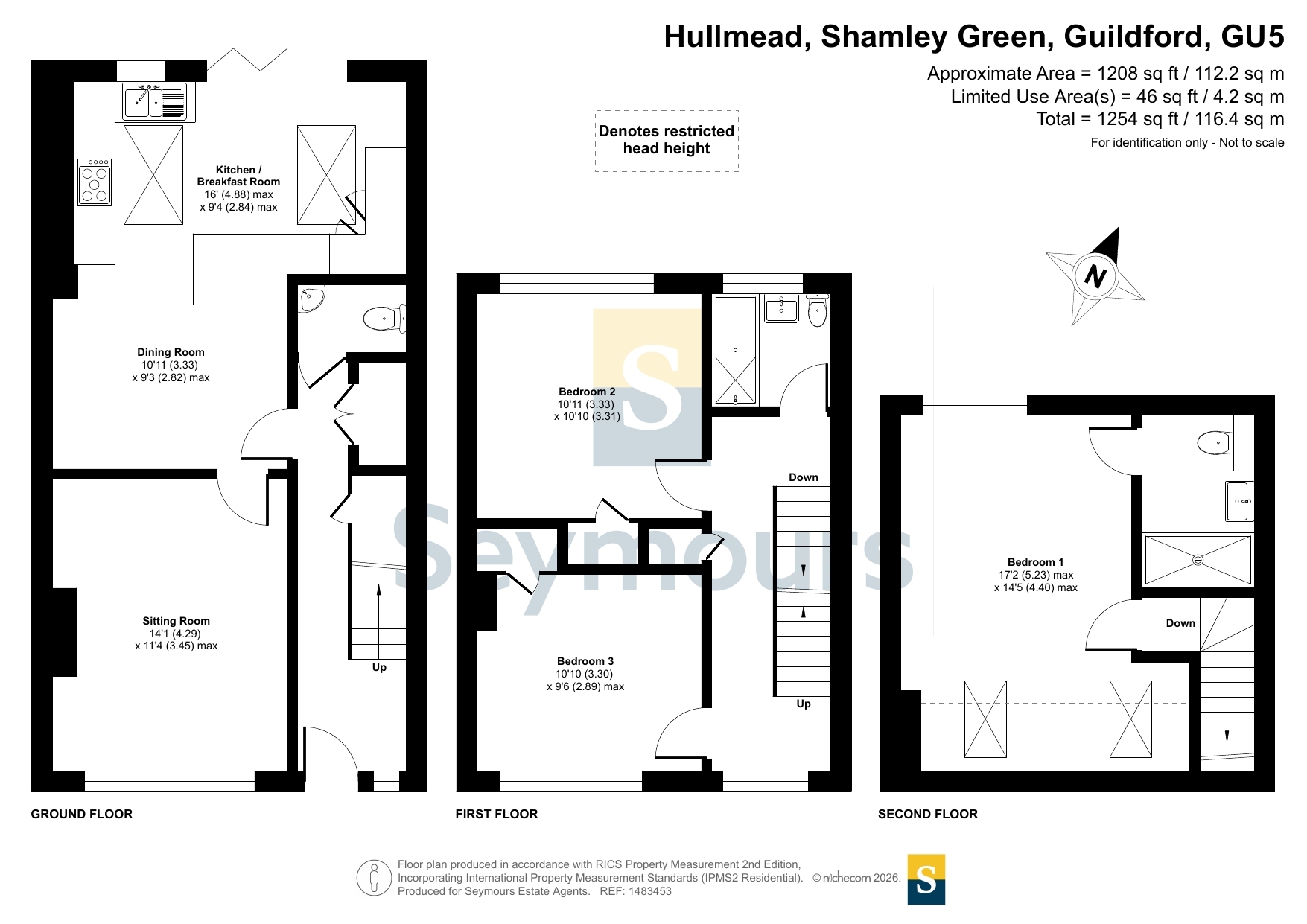 55, Hullmead, Guildford floorplan