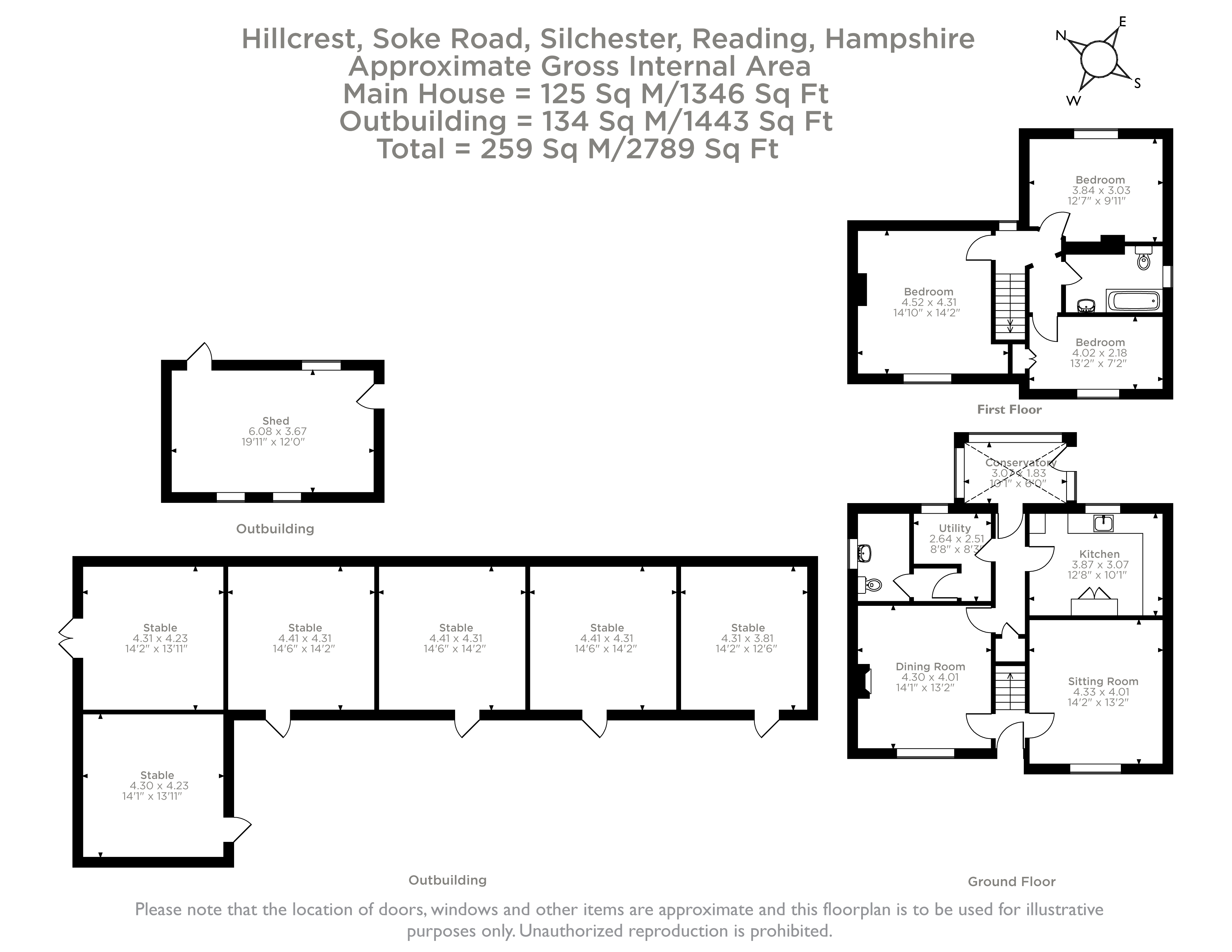 Hillcrest,, Soke Road, Reading floorplan