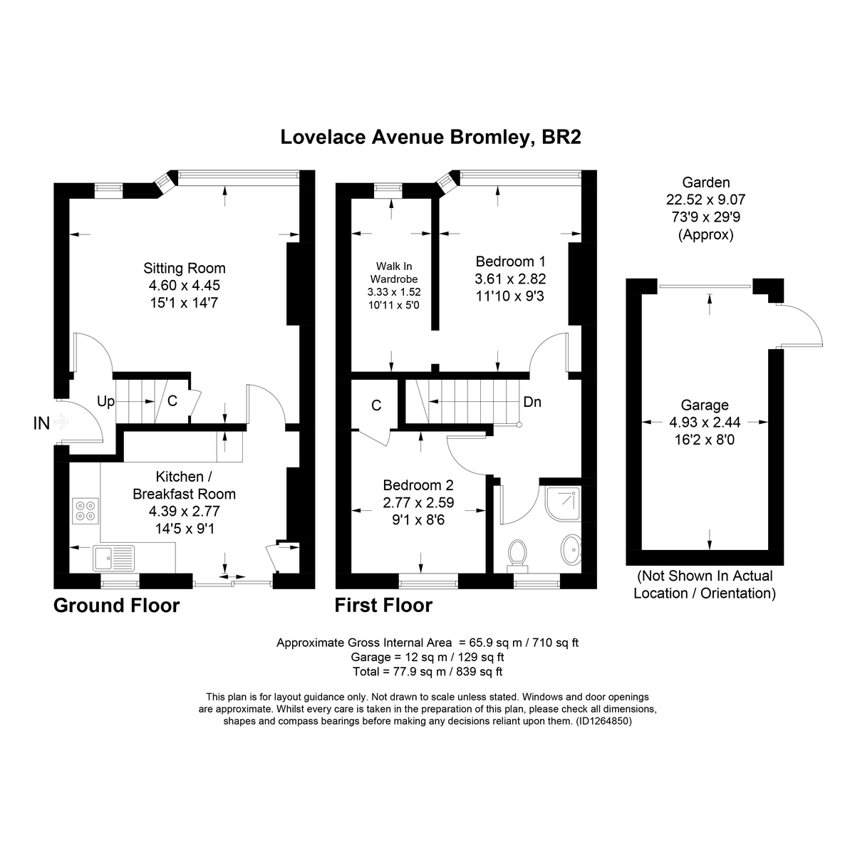 7, Lovelace Avenue, Bromley floorplan