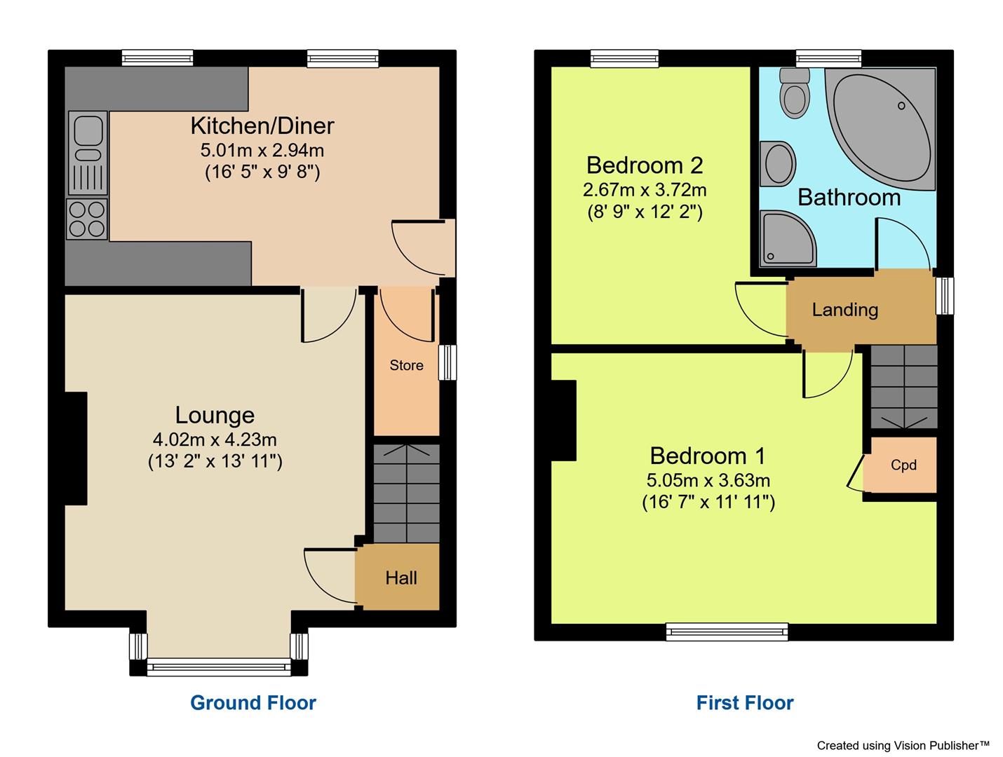 27, Kingston Road, Bradford floorplan