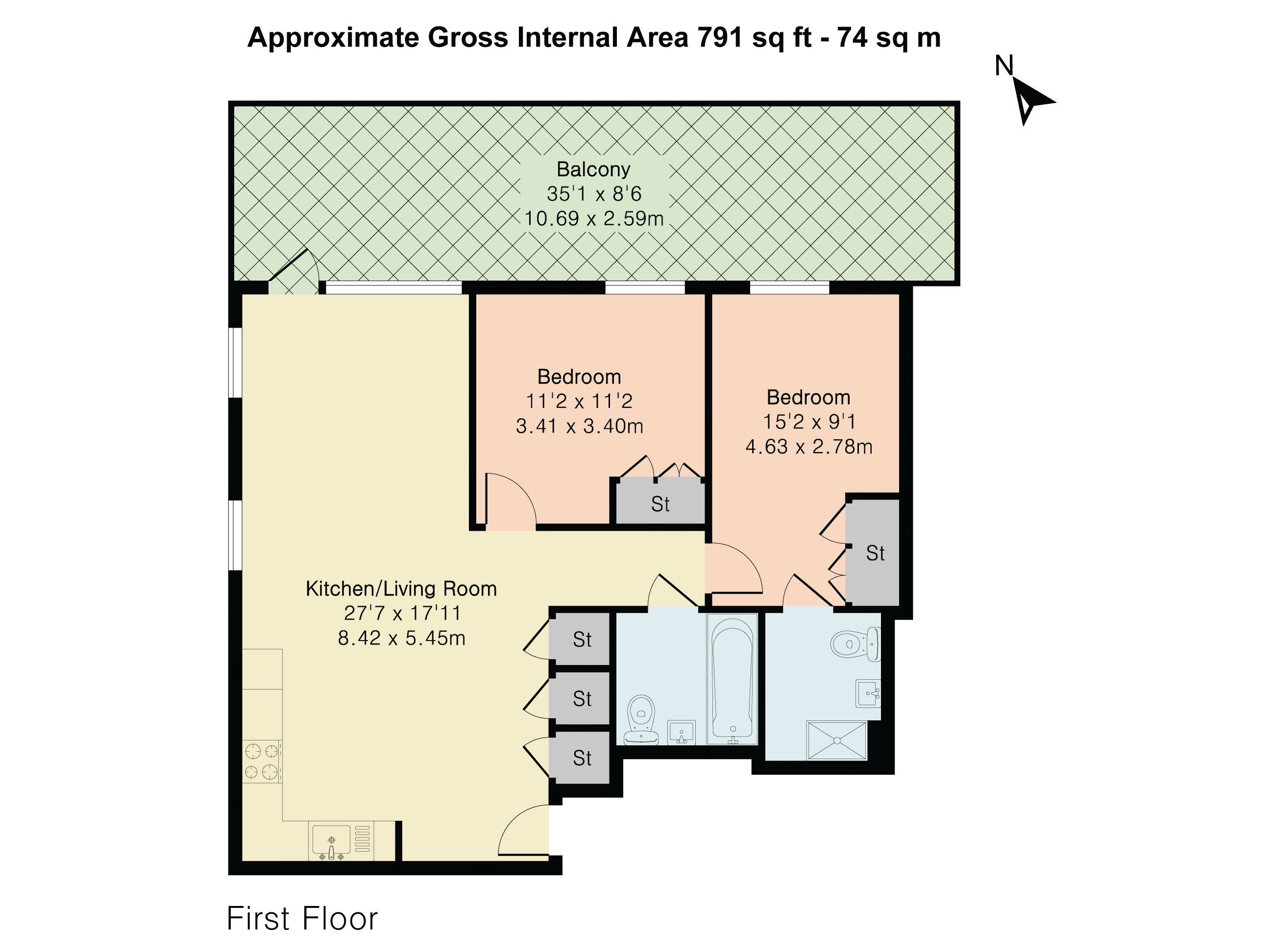 Pinnacle House, Royal Wharf , London floorplan