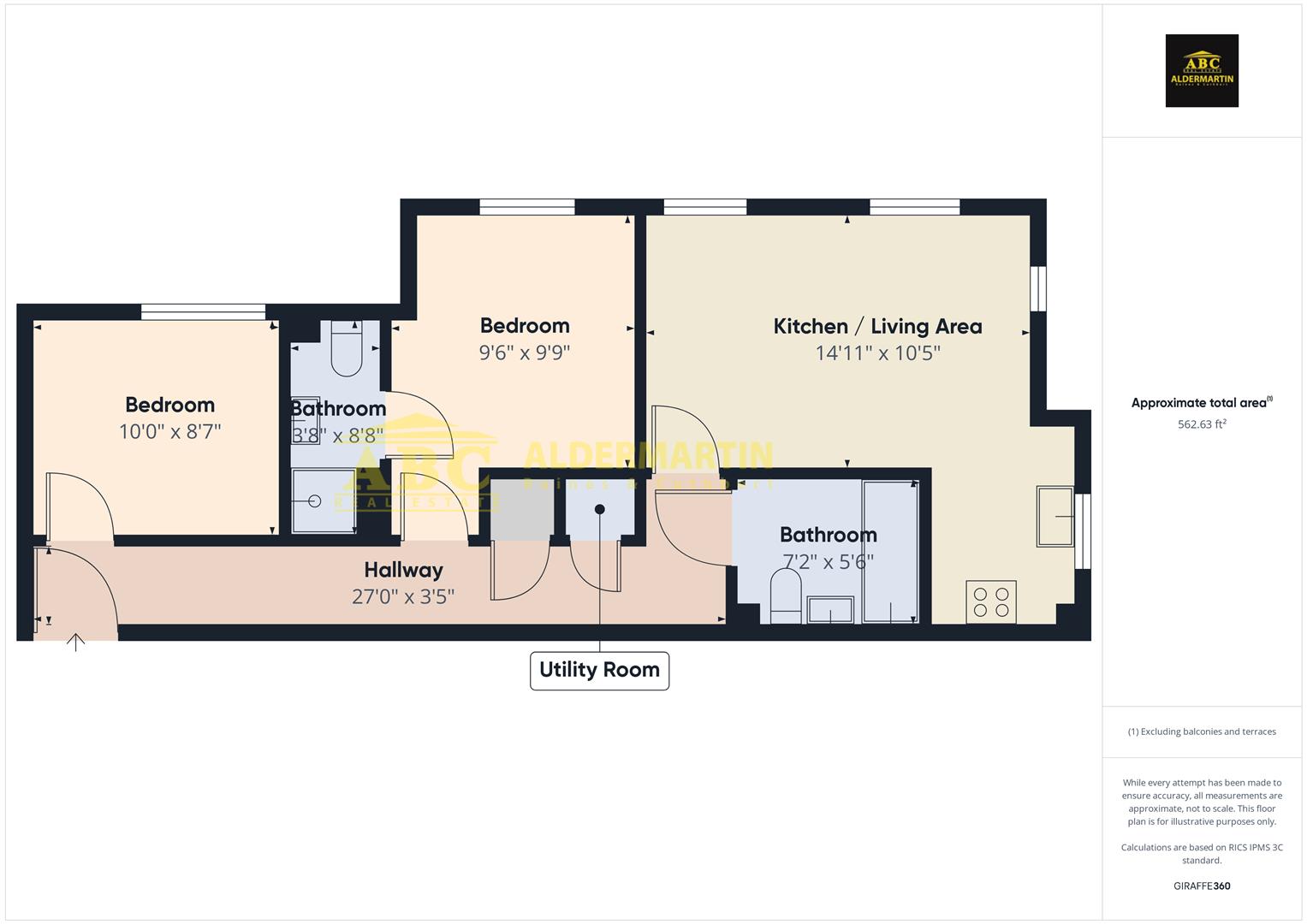 1, Keble Court, Gateshead Road, Borehamwood floorplan