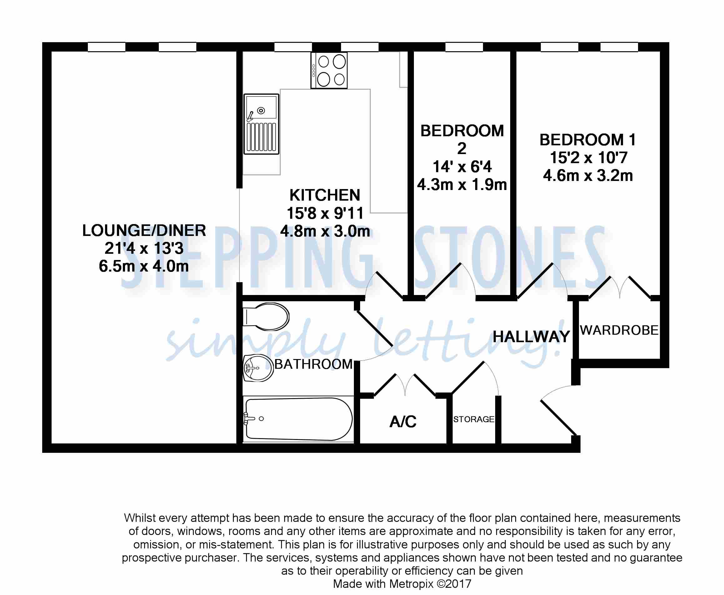 2 Bedrooms Flat to rent in Peoples Place, Banbury OX16