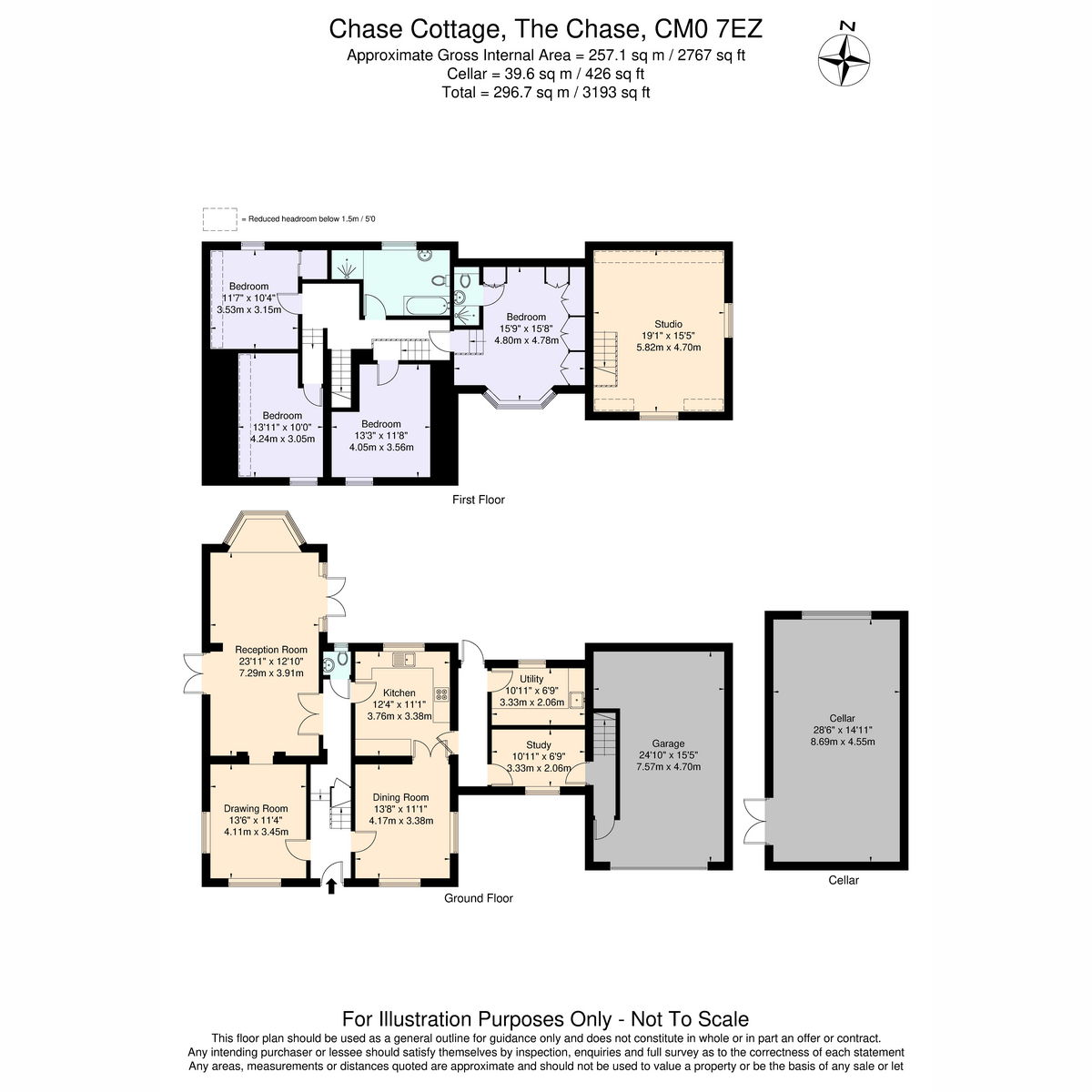 1, The Chase, Southminster floorplan
