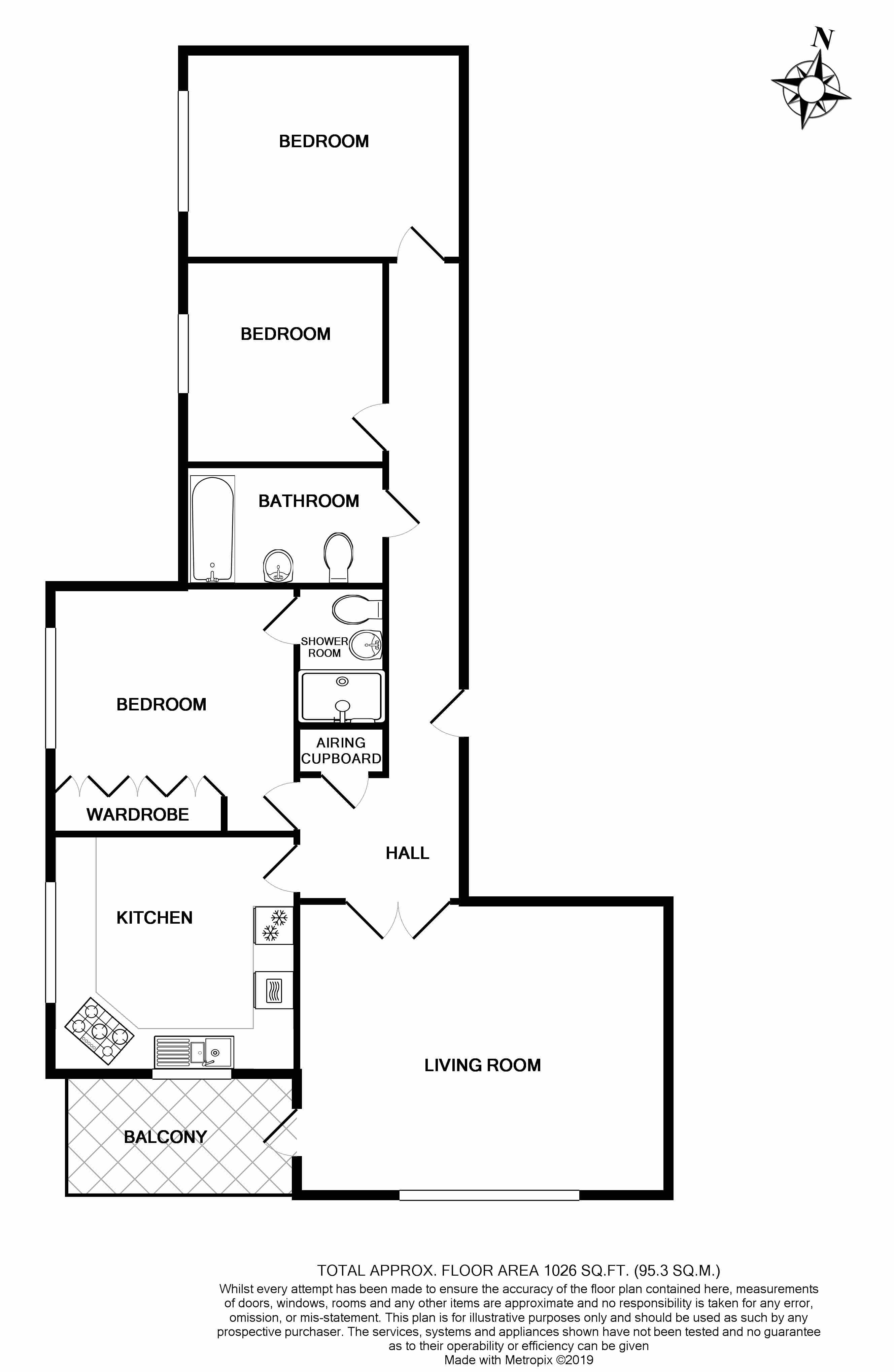 3 bed flat for sale in Western Avenue, Barton On Sea, New Milton BH25