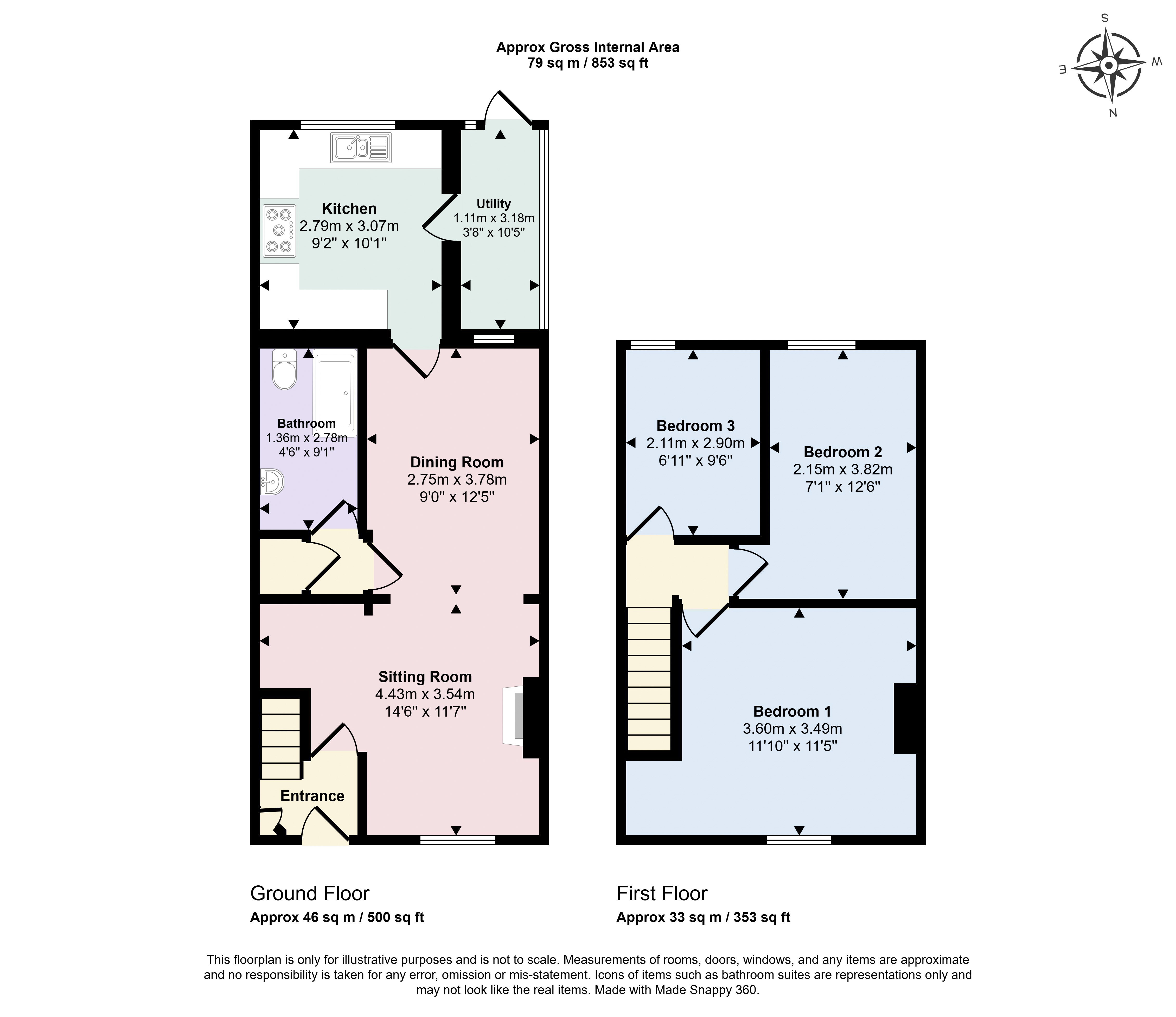 Landseer Road, Bath floorplan