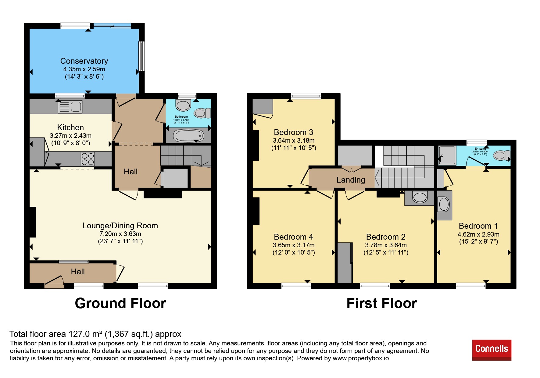 7, Becket Gardens, Welwyn floorplan