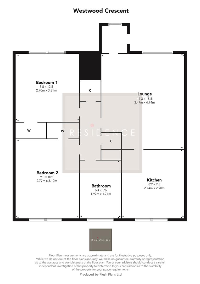 24B, Westwood Crescent, Hamilton floorplan