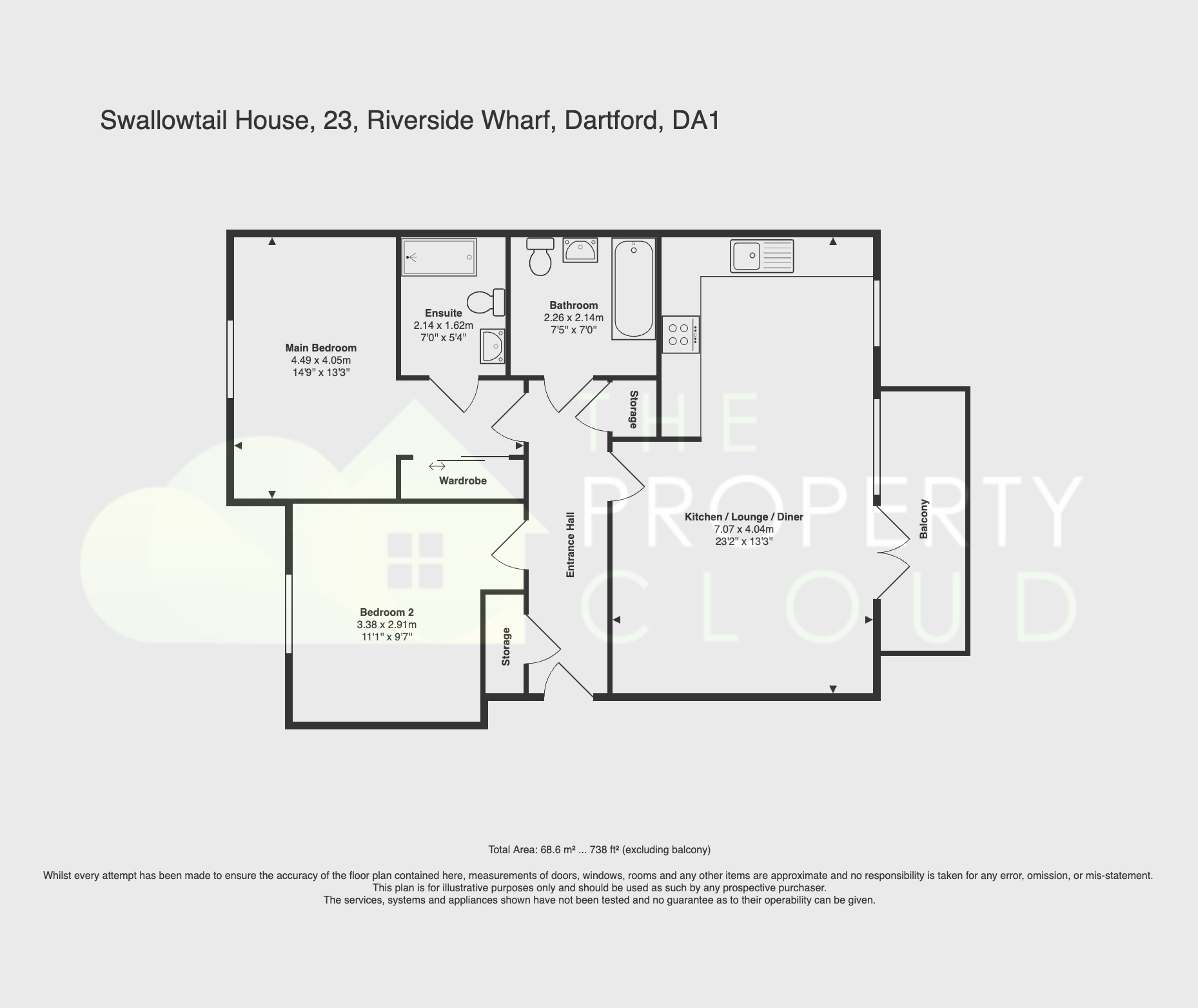 5 Swallowtail House, 23 Riverside Wharf, Kent floorplan