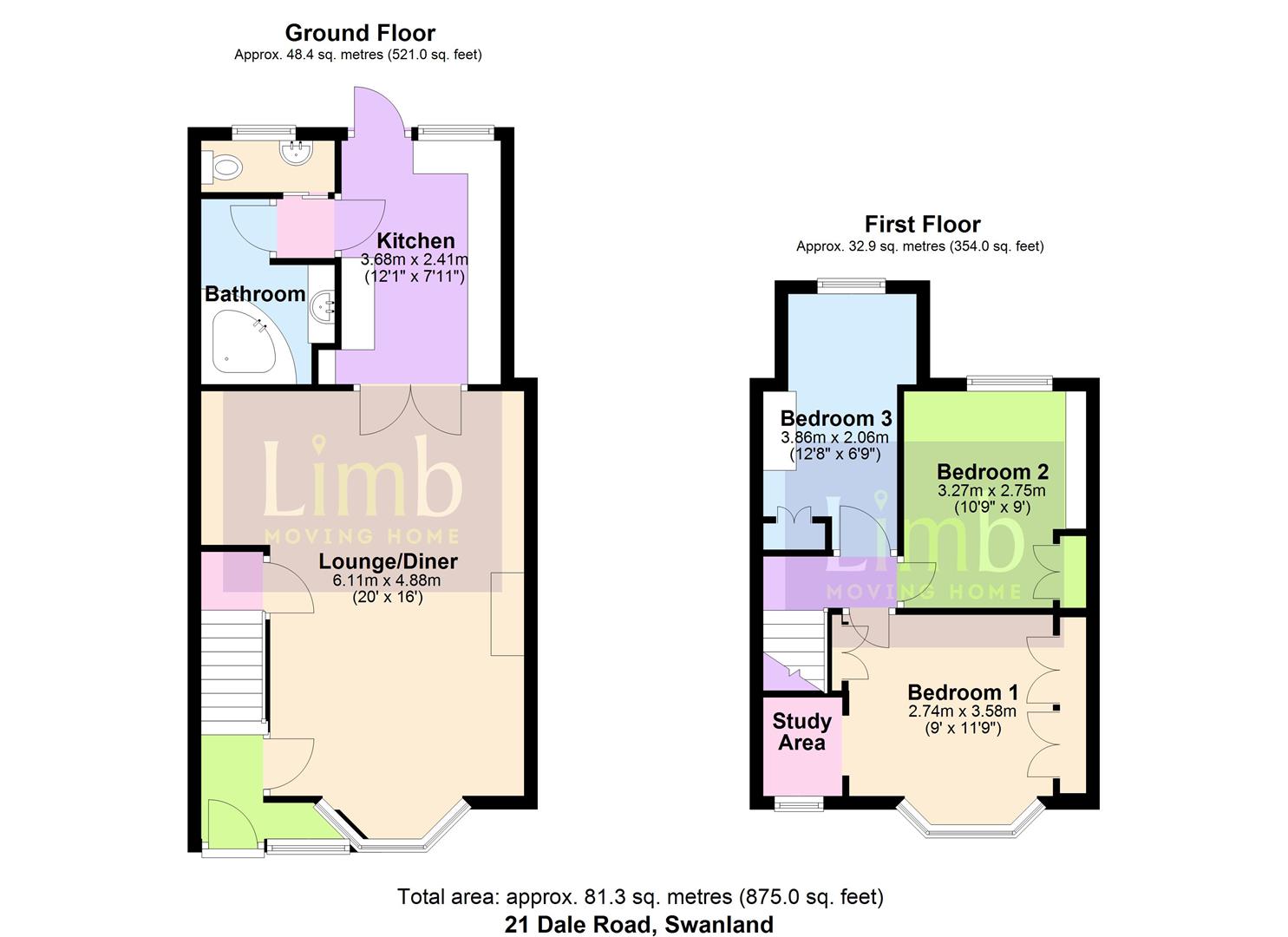 21, Dale Road, Swanland floorplan