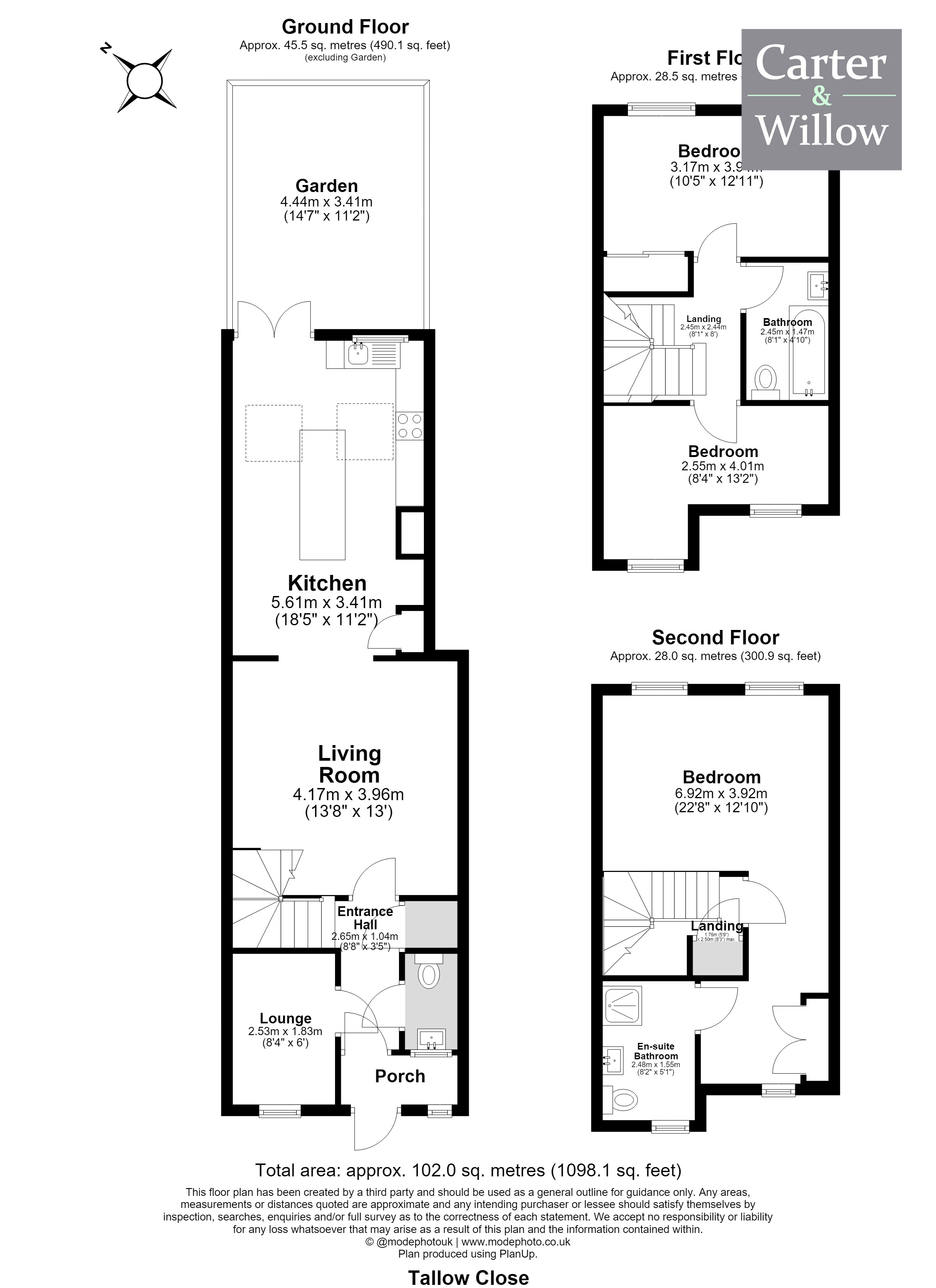 106 , Tallow Close, Dagenham floorplan