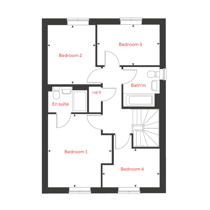 525, Sandy Lane, Northampton floorplan