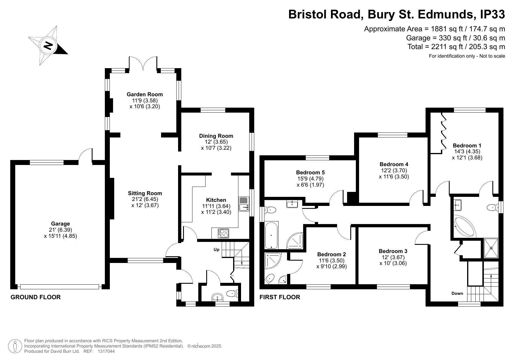 21, Bristol Road, Bury St. Edmunds floorplan