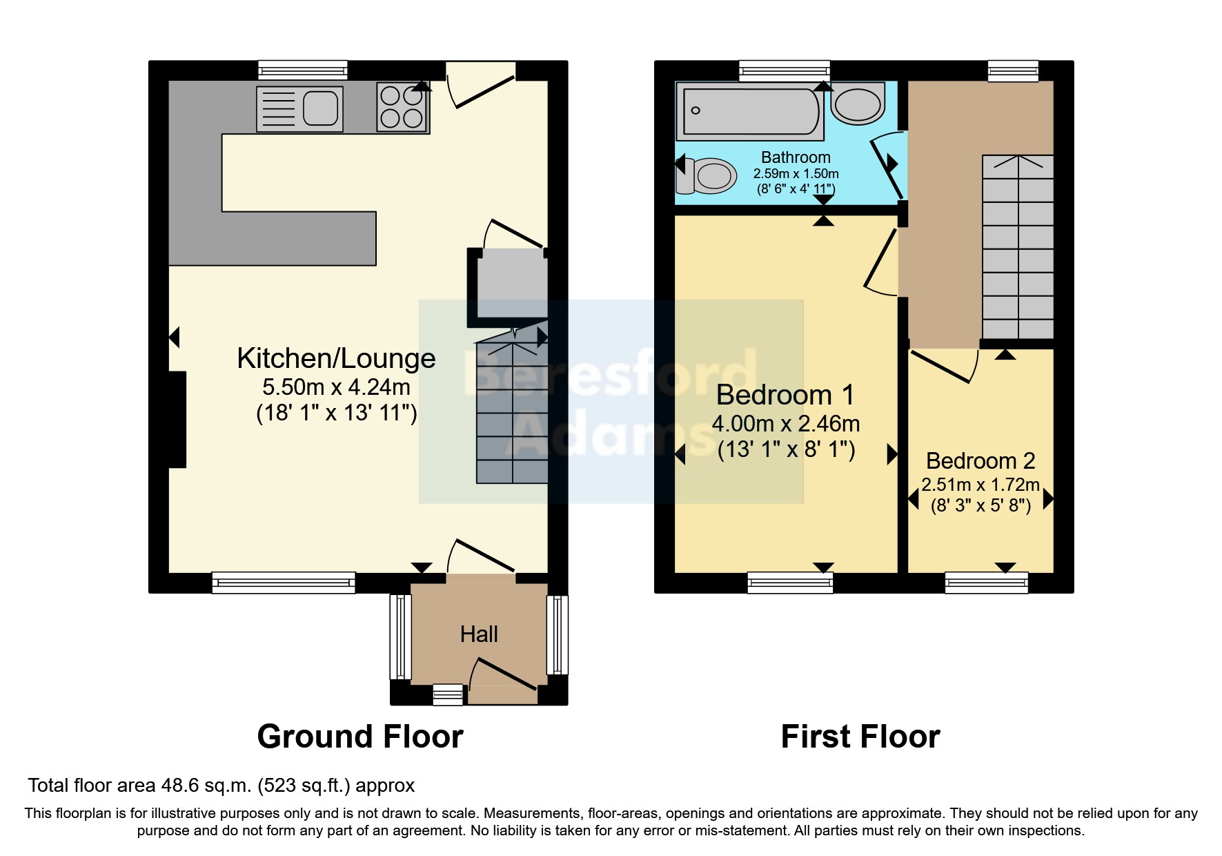 Hyfrydle Road, Talysarn, Caernarfon, Gwynedd LL54, 2 bedroom terraced