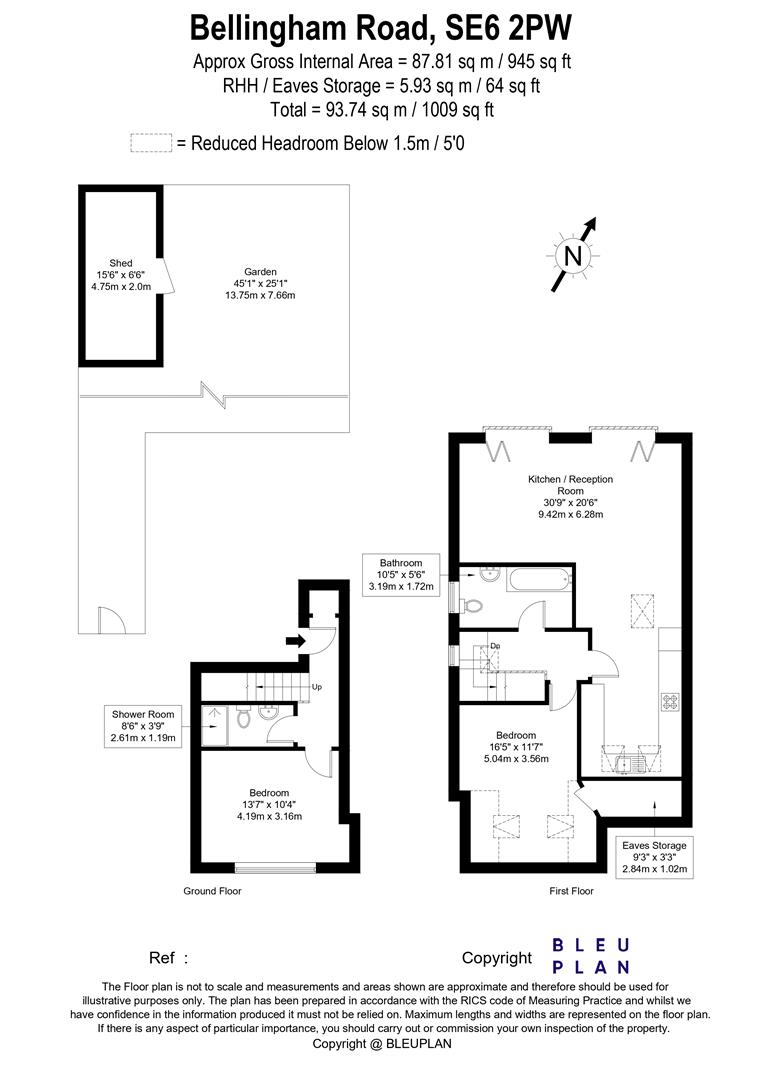 Bellingham Road, London floorplan