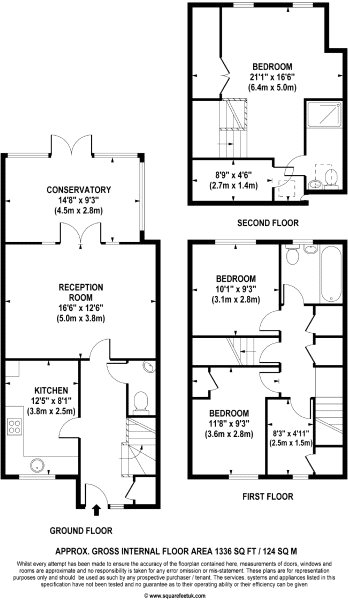 4 Bedrooms Terraced house for sale in Byfleet, Surrey KT14