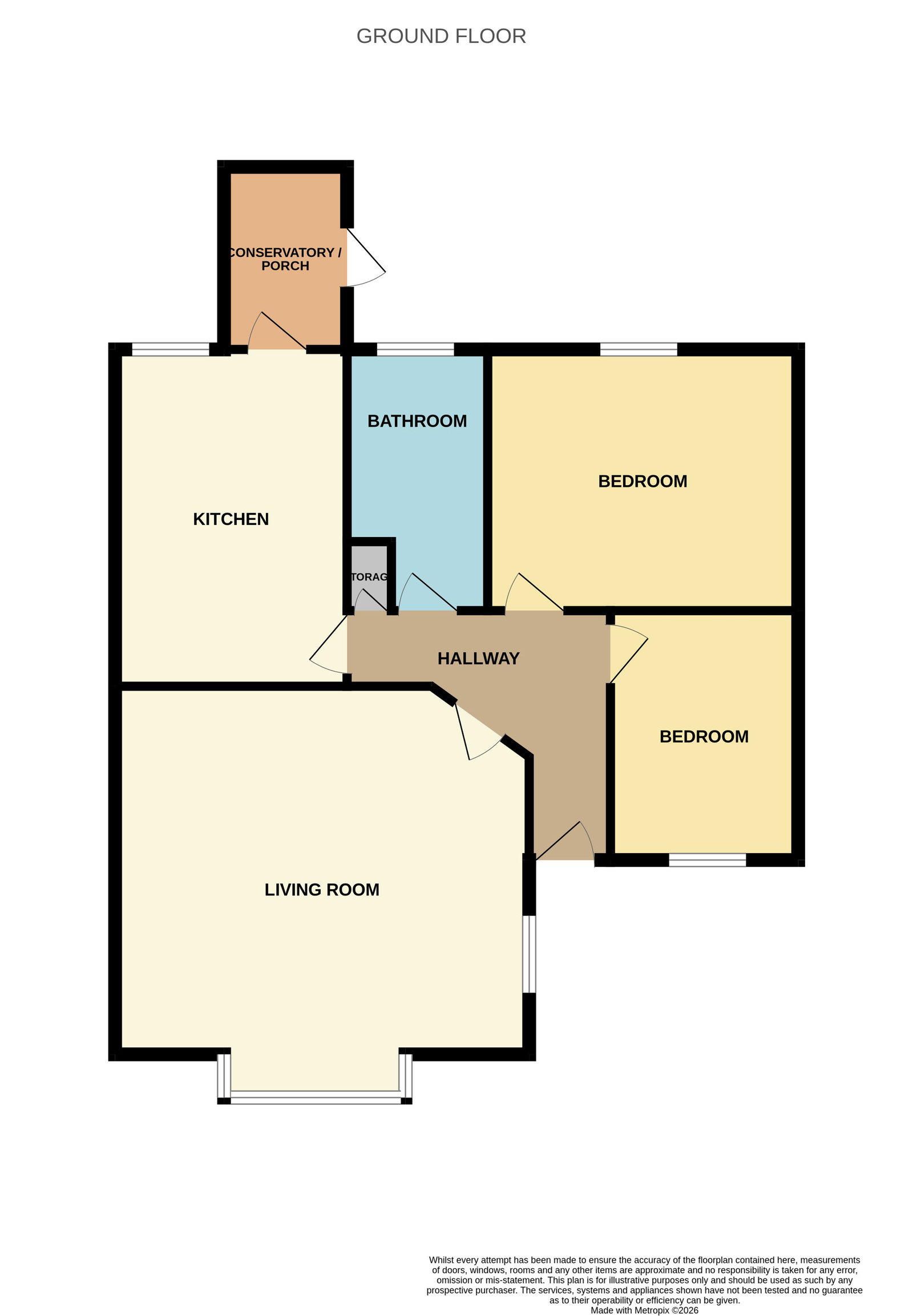 14, Colby Way, Sleaford floorplan